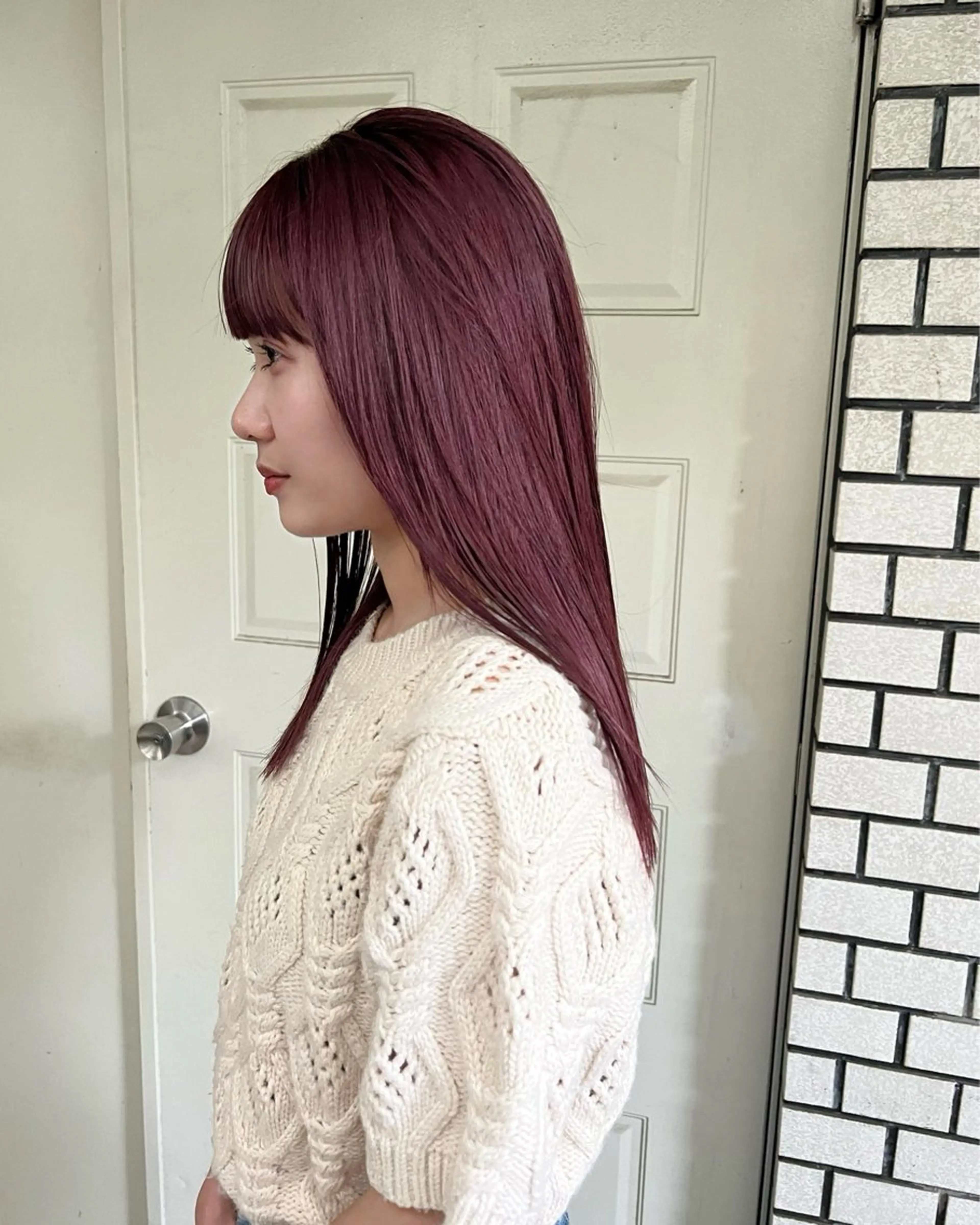 ミディアム ヘアカラー トリートメント まろやか透明感カラー ♡MANAのヘアスタイル