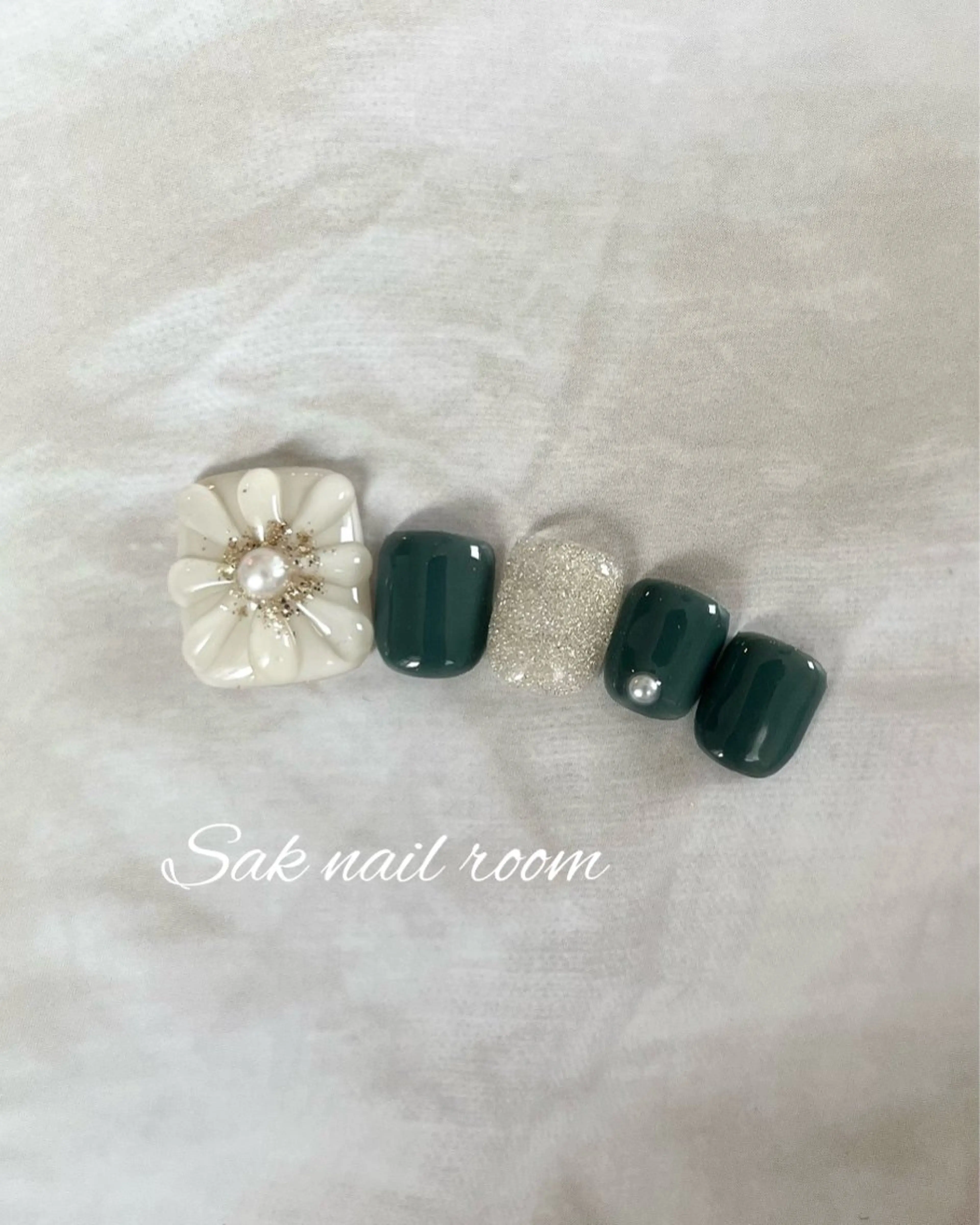 【オフあり】フットネイル定額デザインコースの写真