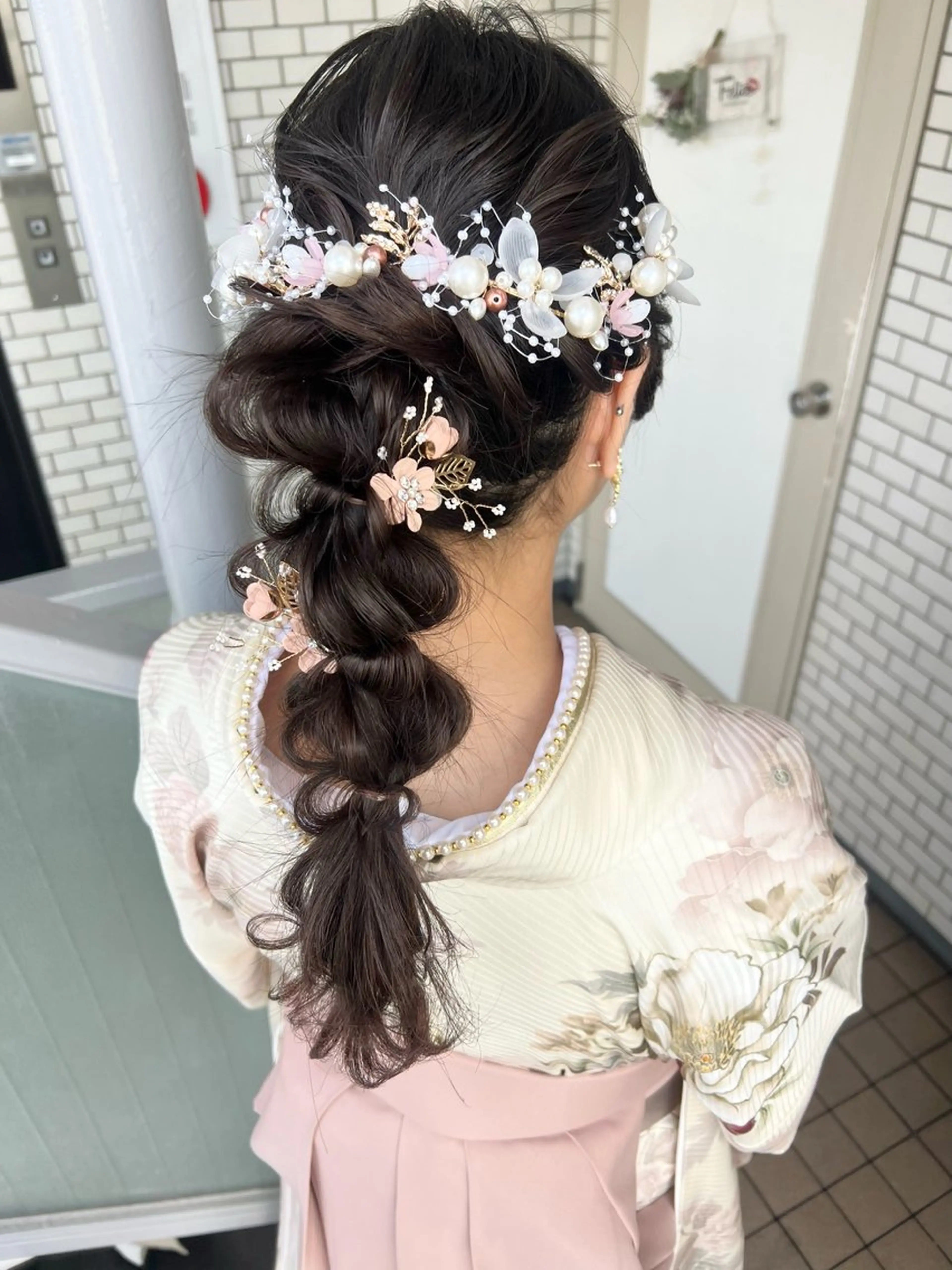 ヘアアレンジ 卒業式のヘアスタイル 大人可愛いヘアメイク 💋🧚‍♀️しずかのヘアスタイル