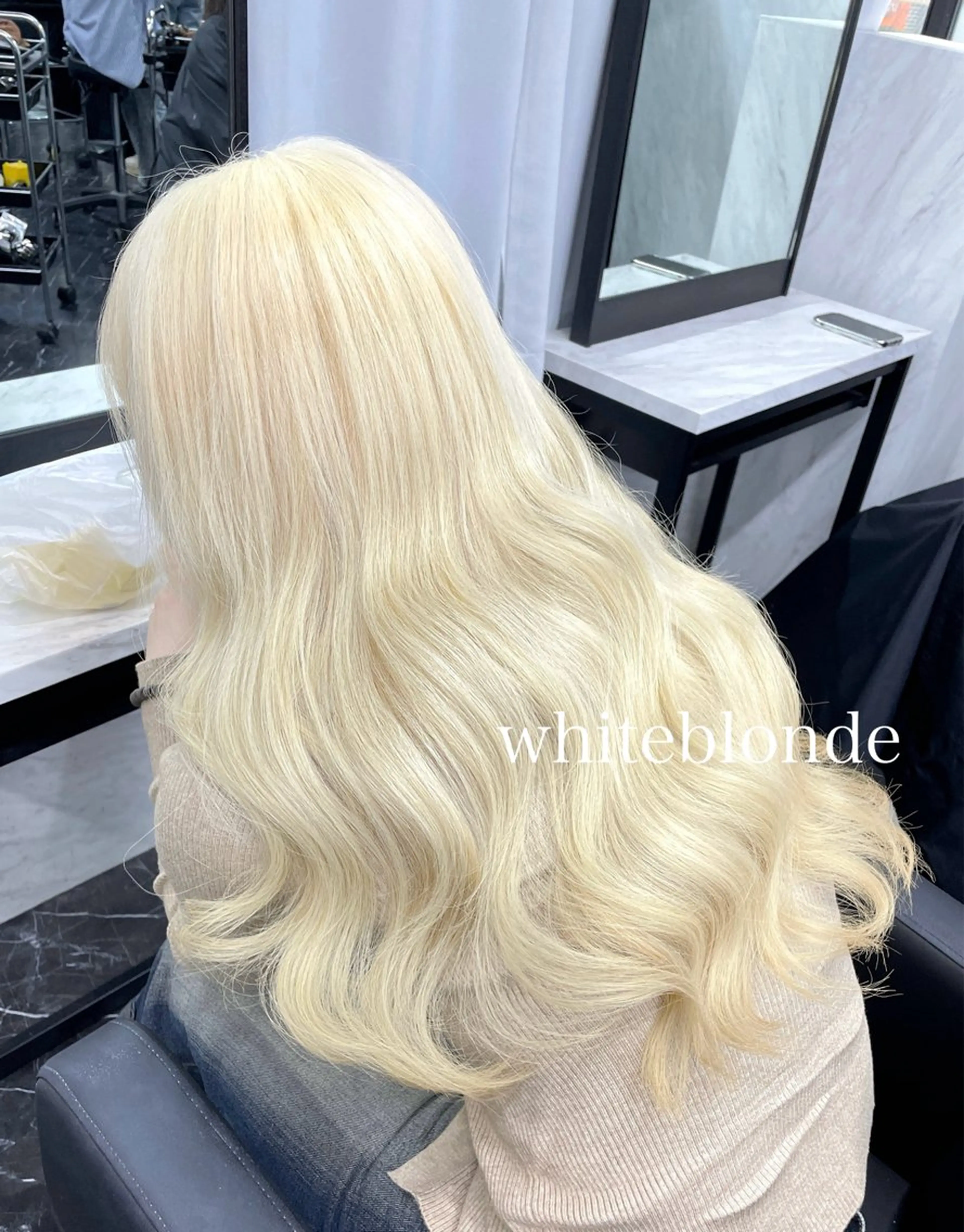 ロング カラー カット ヘアカラー トリートメント エクステ🩵ブリーチ 韓国ヘア🩵KAEのヘアスタイル