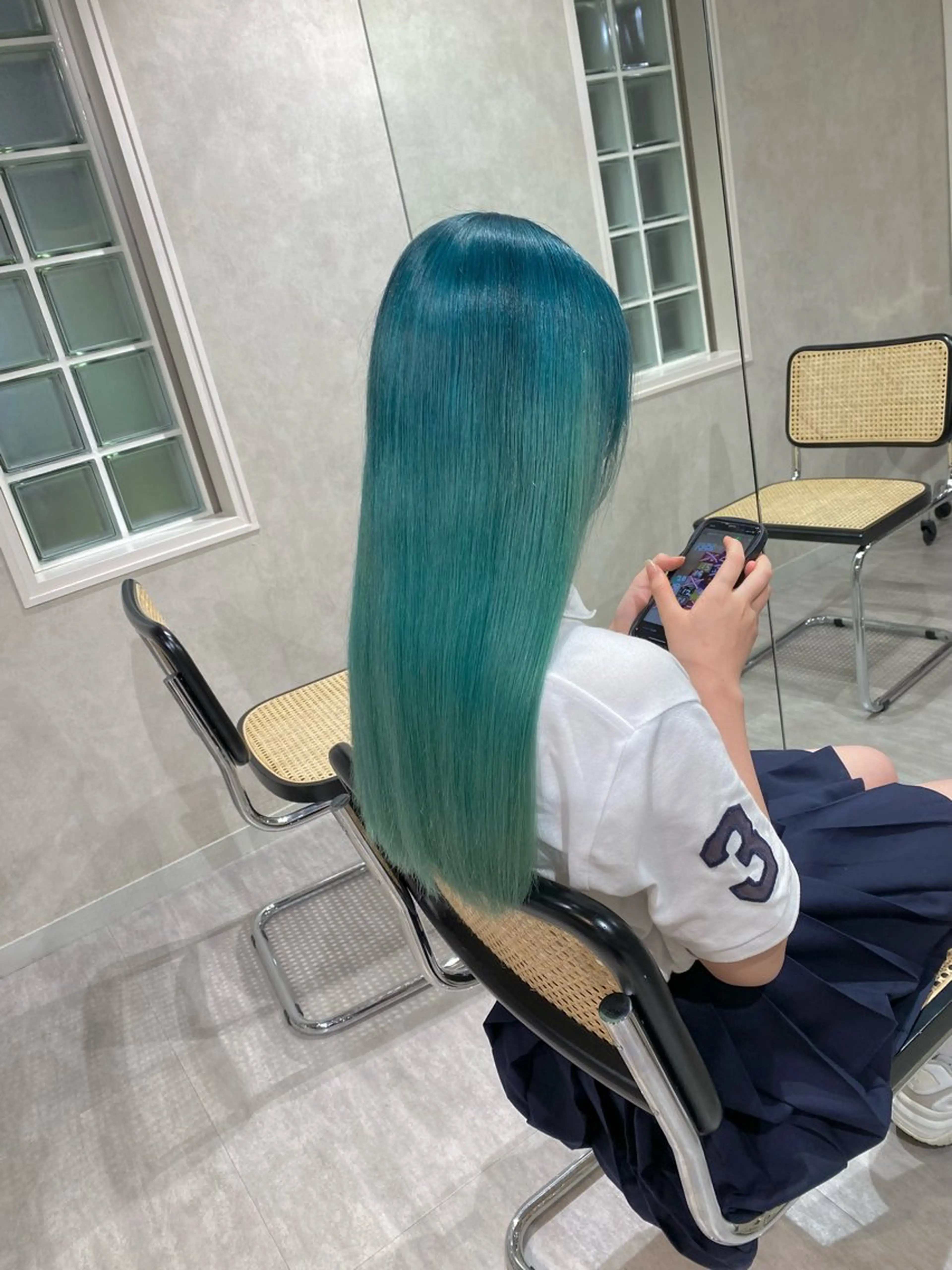 ロング カラー ダブルカラー ブリーチ/kaitoのヘアスタイル