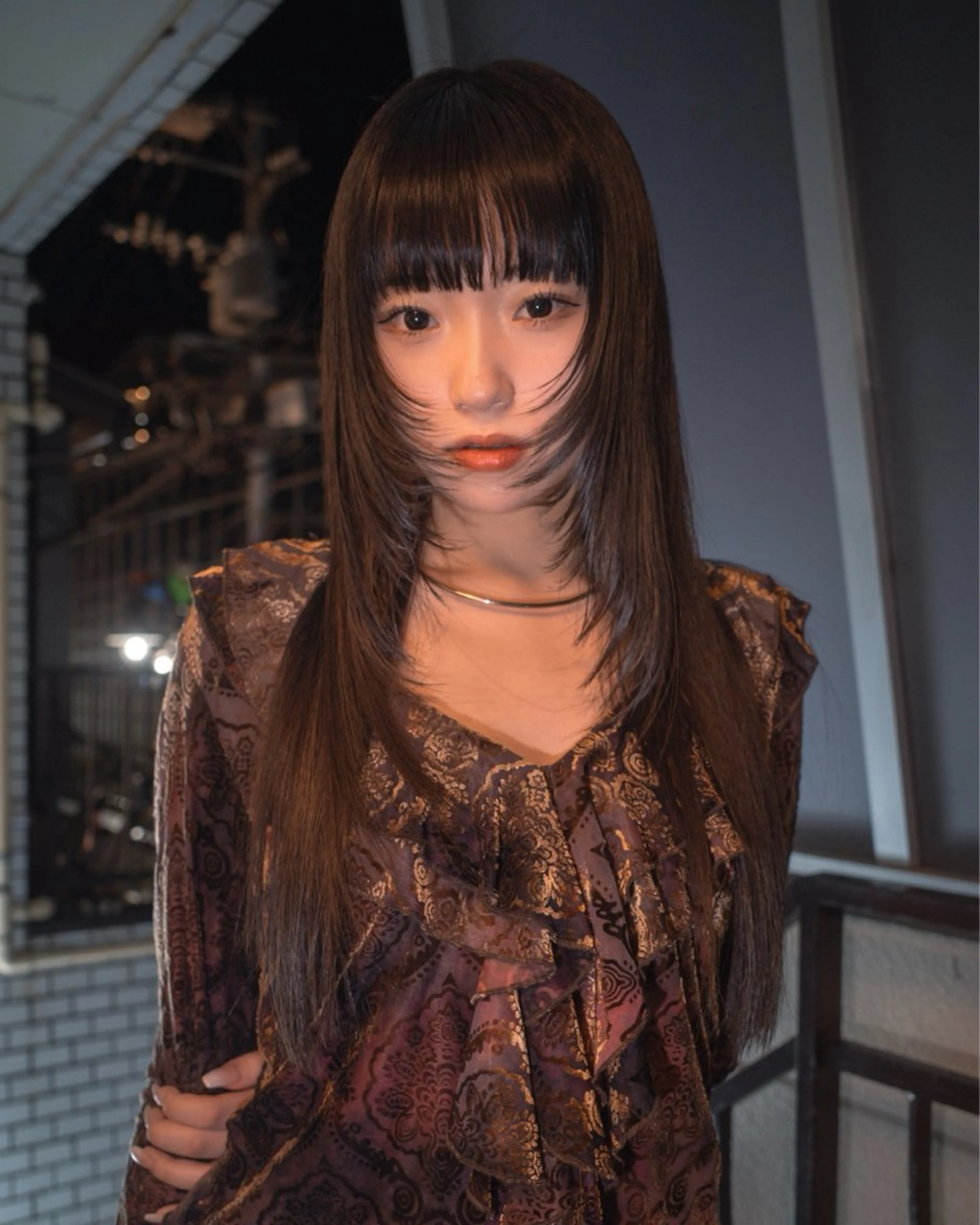 セミロング カラー レイヤーカット レイヤー/パーマ /ウルフ/nabeのヘアスタイル