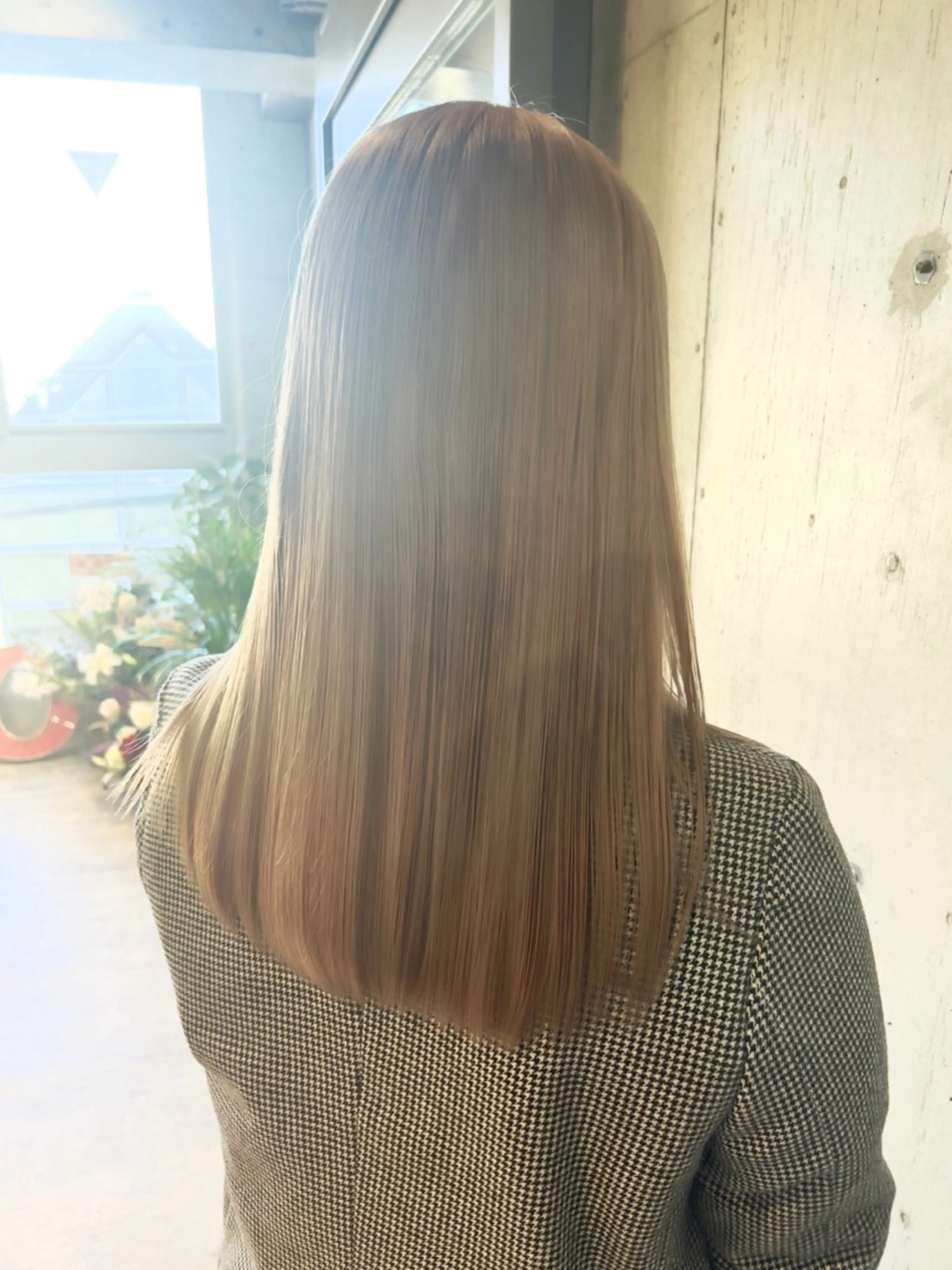 カラー ハイトーンカラー 透明感/血色カラー/ 似合せレイヤー/ゆいのヘアスタイル