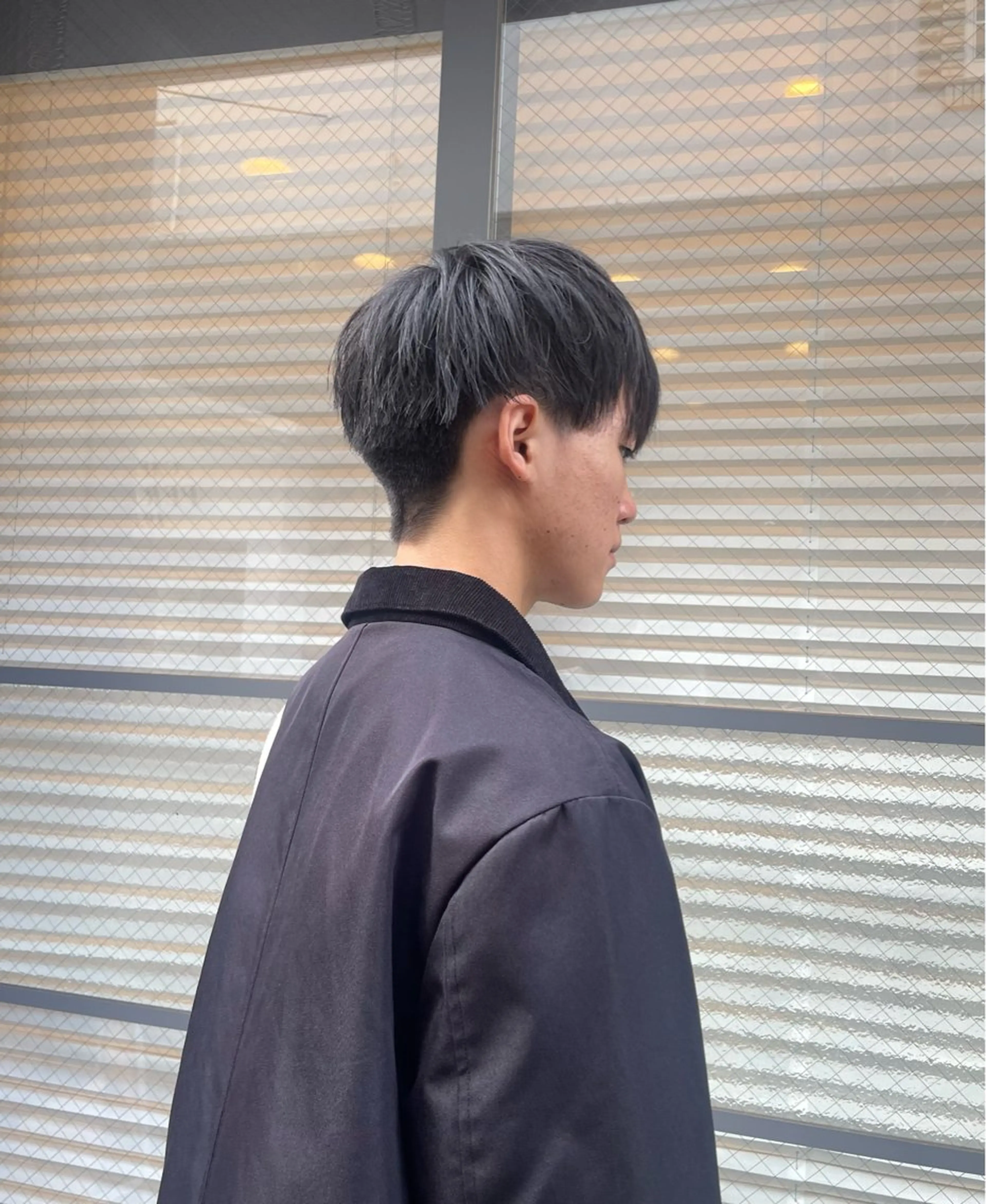 メンズ マッシュ 🪸暖色艶カラー/ shiori🫧のヘアスタイル