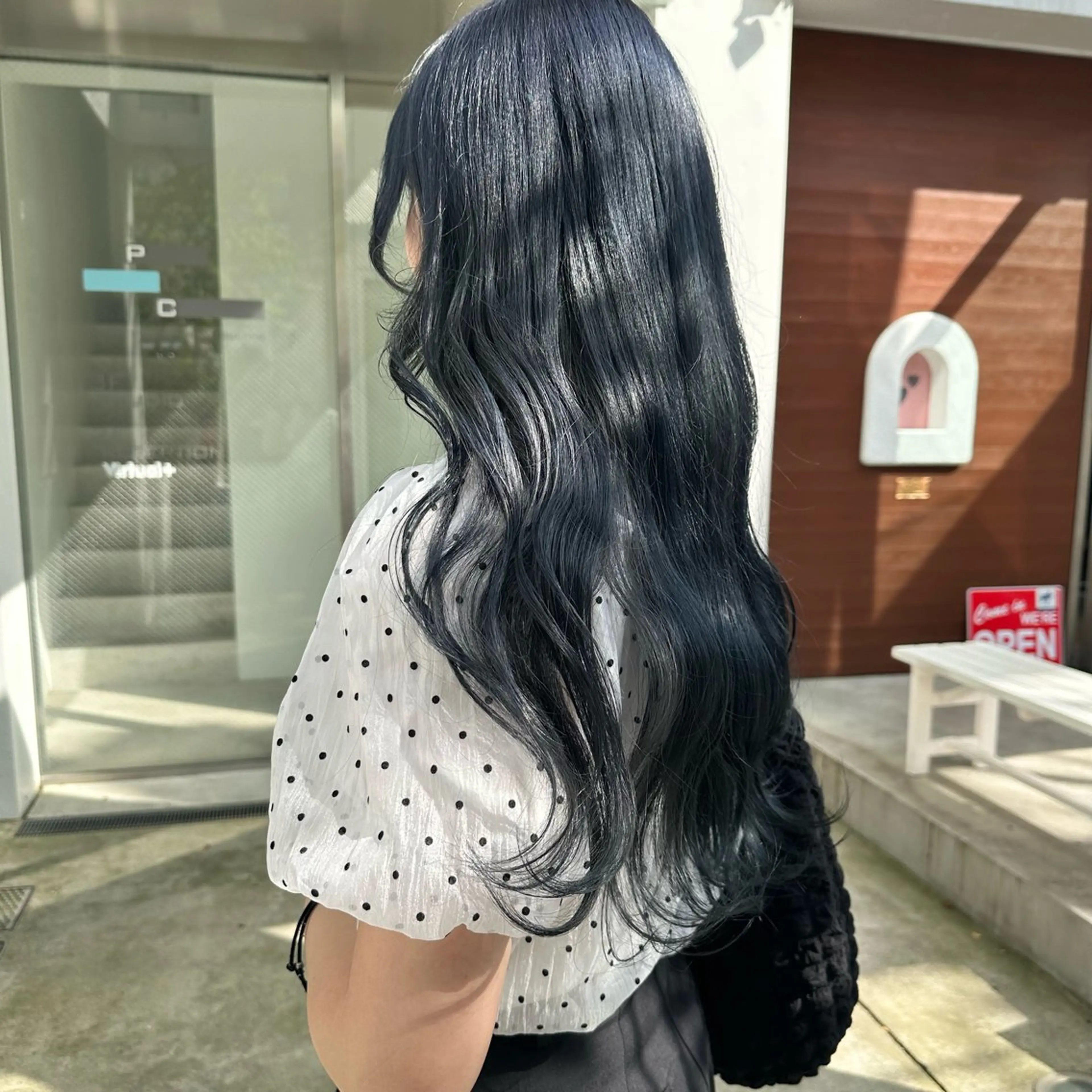 ロング カラー ブリーチ 縮毛矯正/カラー ✨️Mariamuのヘアスタイル