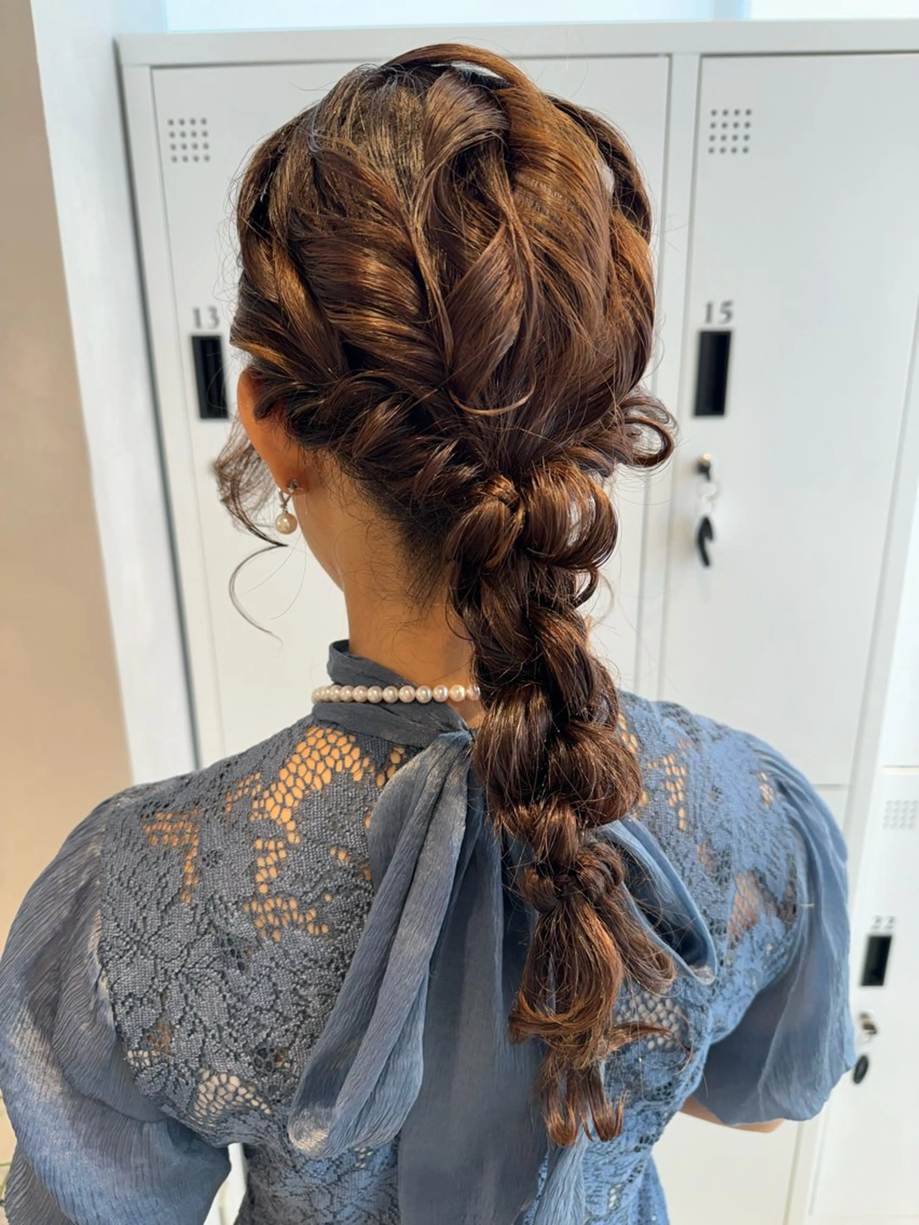 ロング ヘアアレンジ 透明感カラー✨艶髪 制作🌱山根あゆみのヘアスタイル