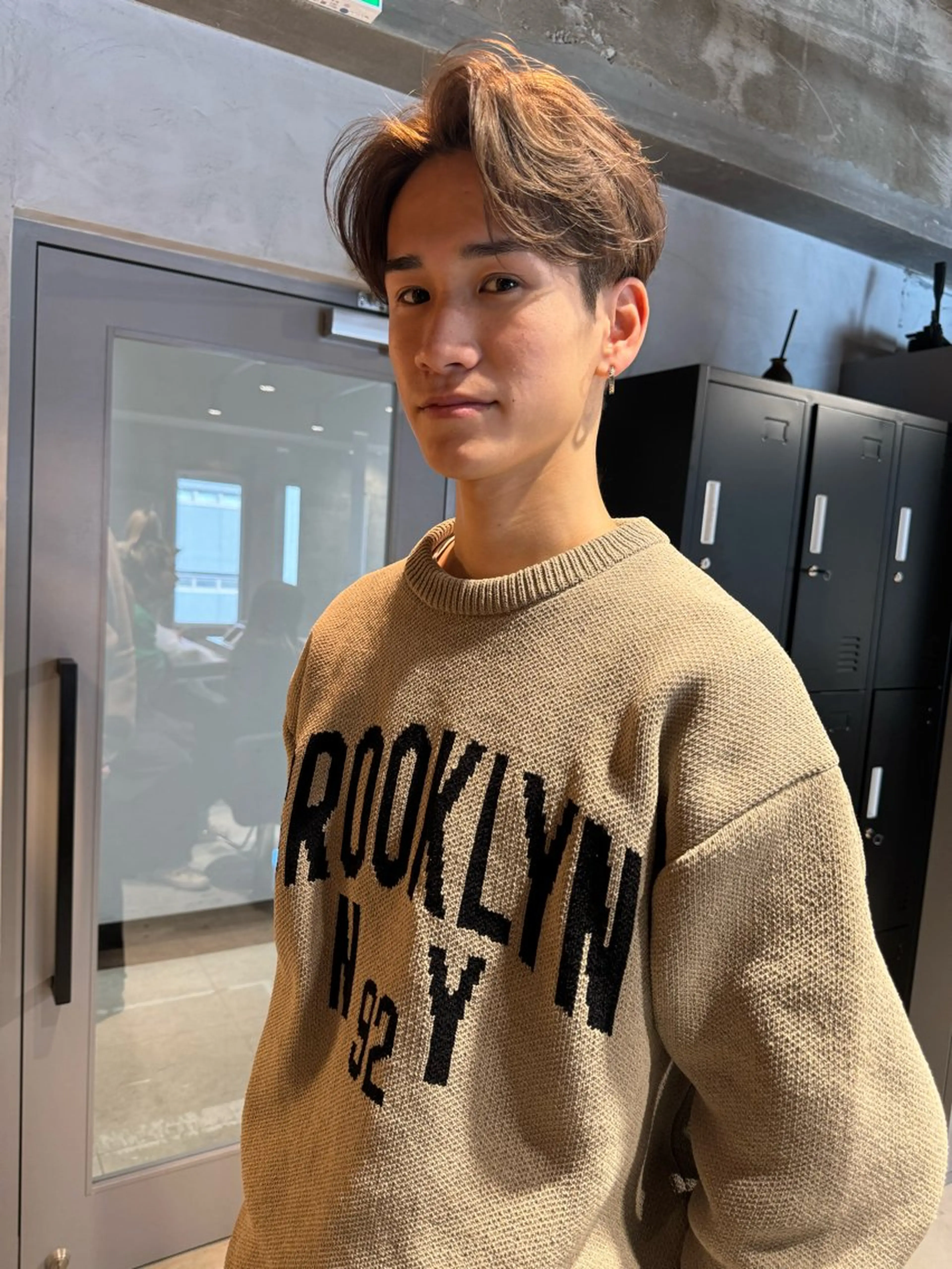 ミディアム カラー パーマ ヘアアレンジ メンズ メンズ特化 しゅうへいのヘアスタイル