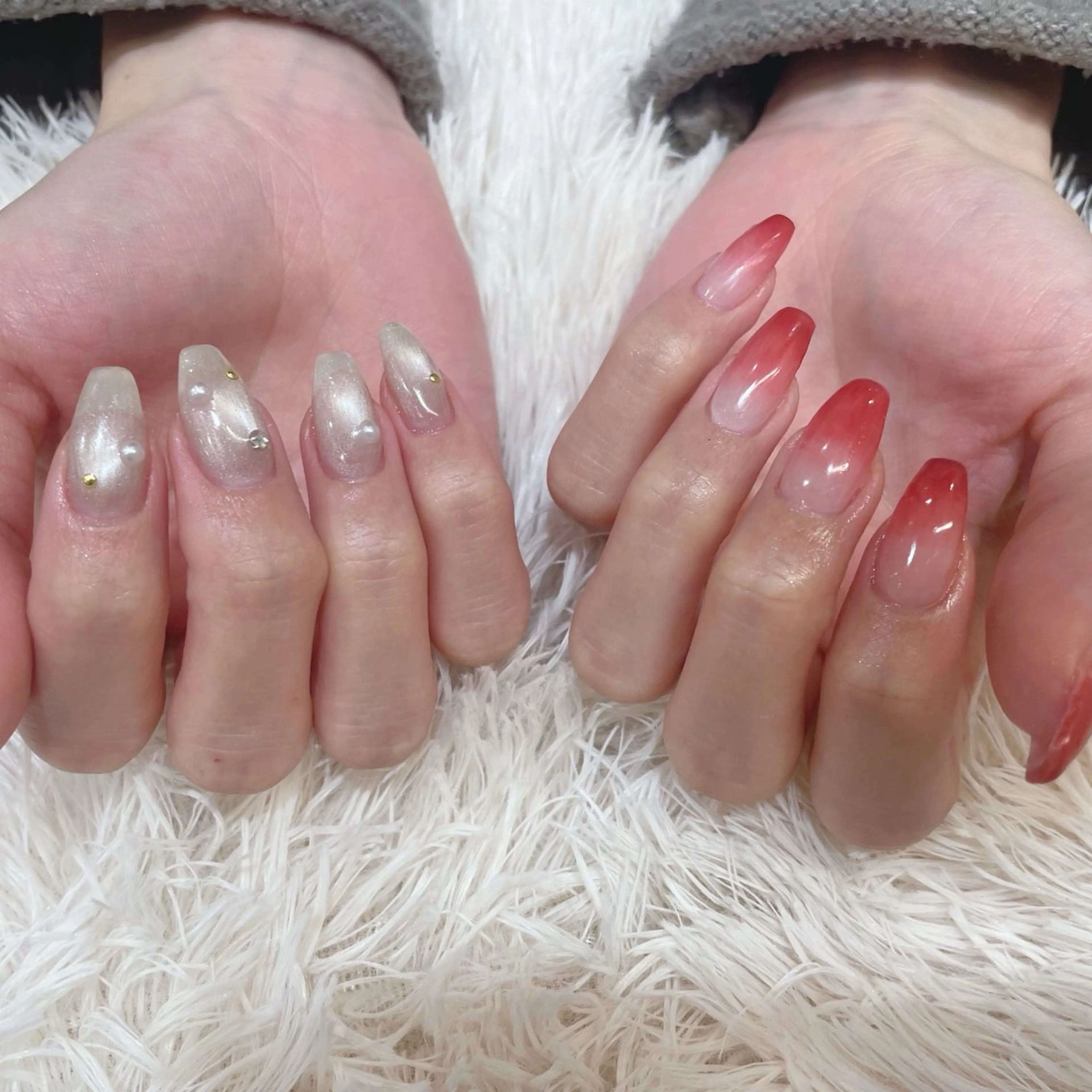 ネイル グラデーション マグネットネイル ハンドネイル CITRON🍊 HARUKAのネイルデザイン