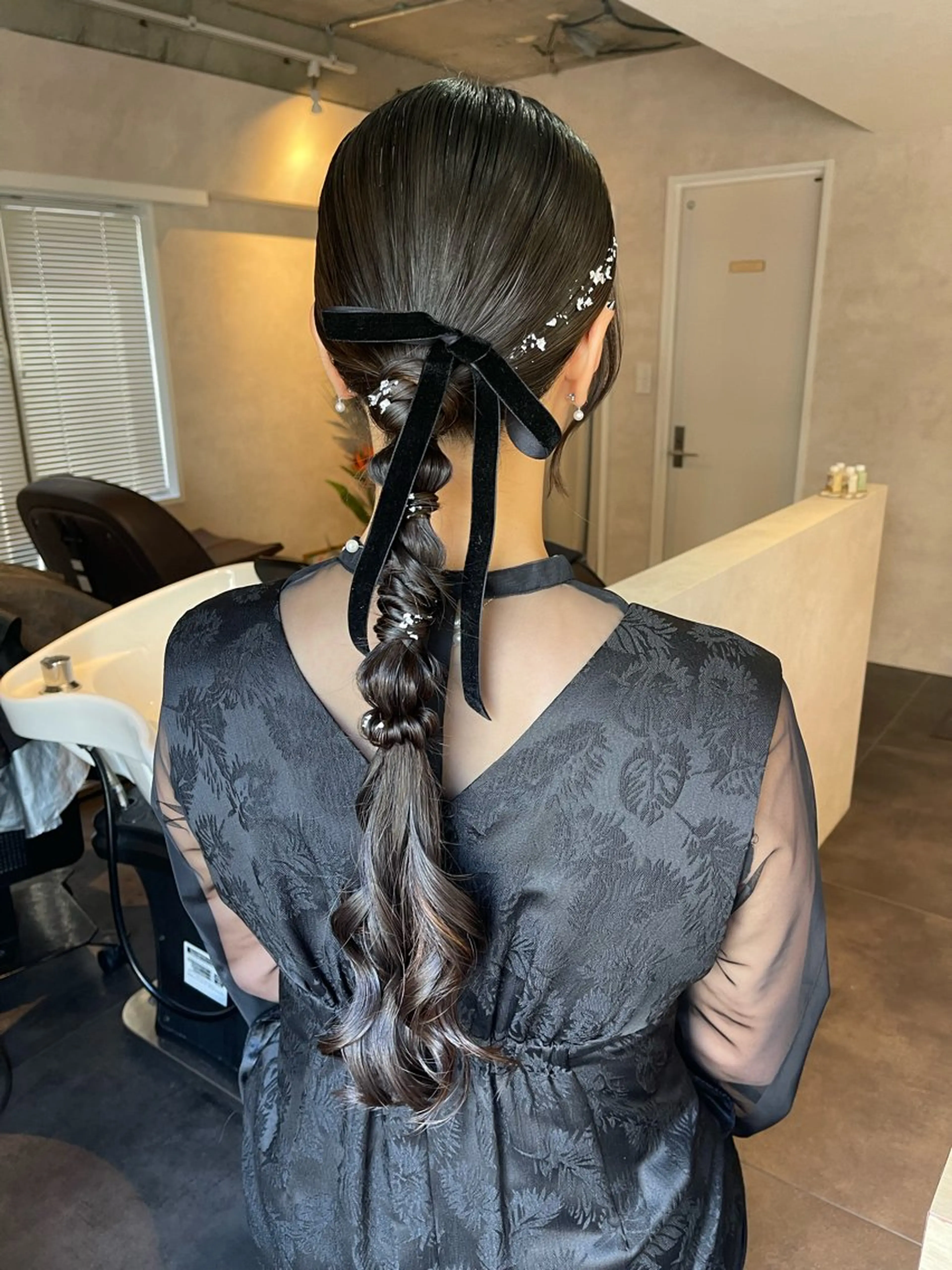 ヘアアレンジ ヘアセット hair design SUN room【サンルーム渋谷】所属・カチモリ/タイト/ ヘアセットyuinaのヘアスタイル