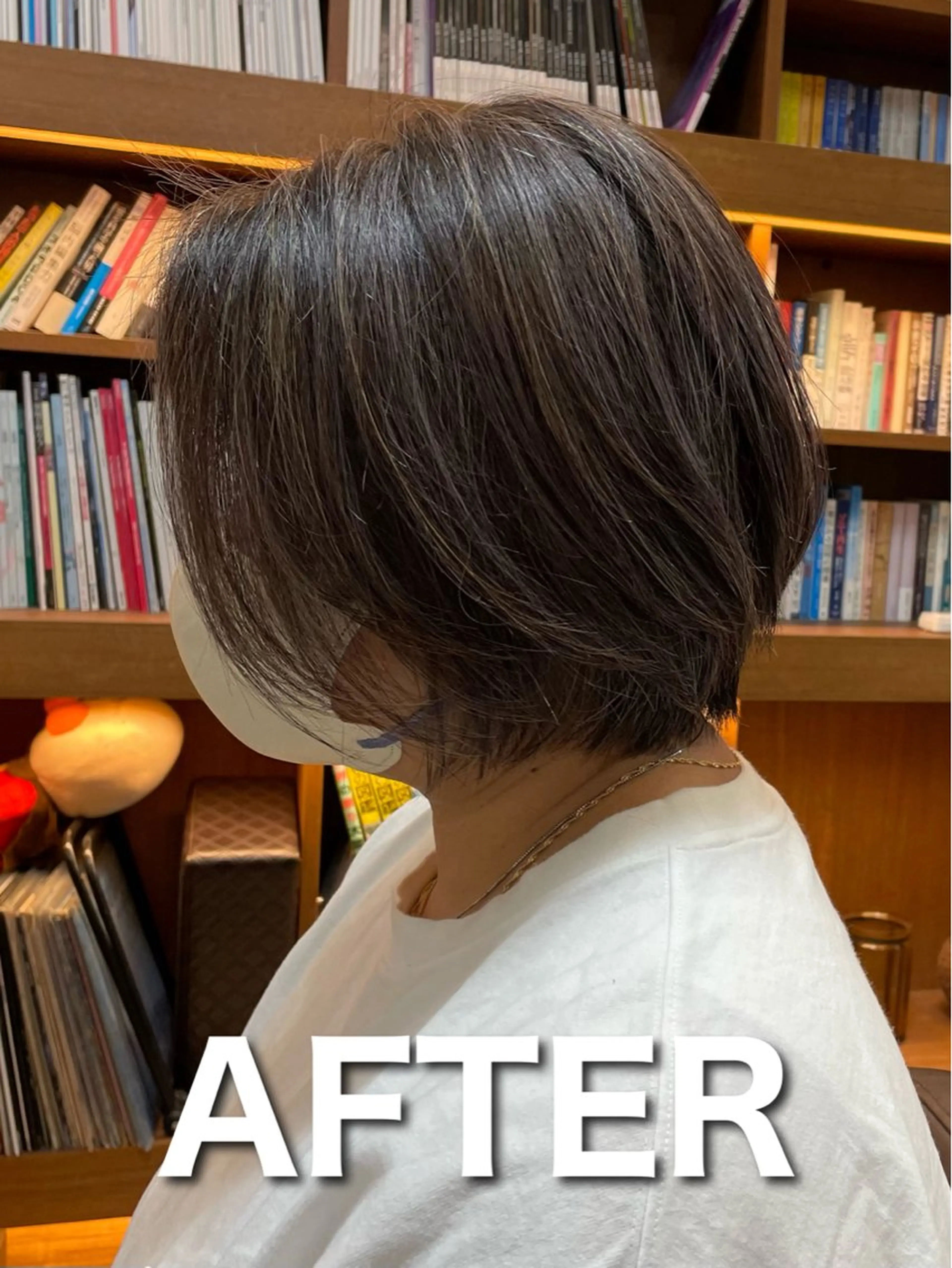 ショート ハイライト 【白髪ぼかし】 愛甲竜佑のヘアスタイル