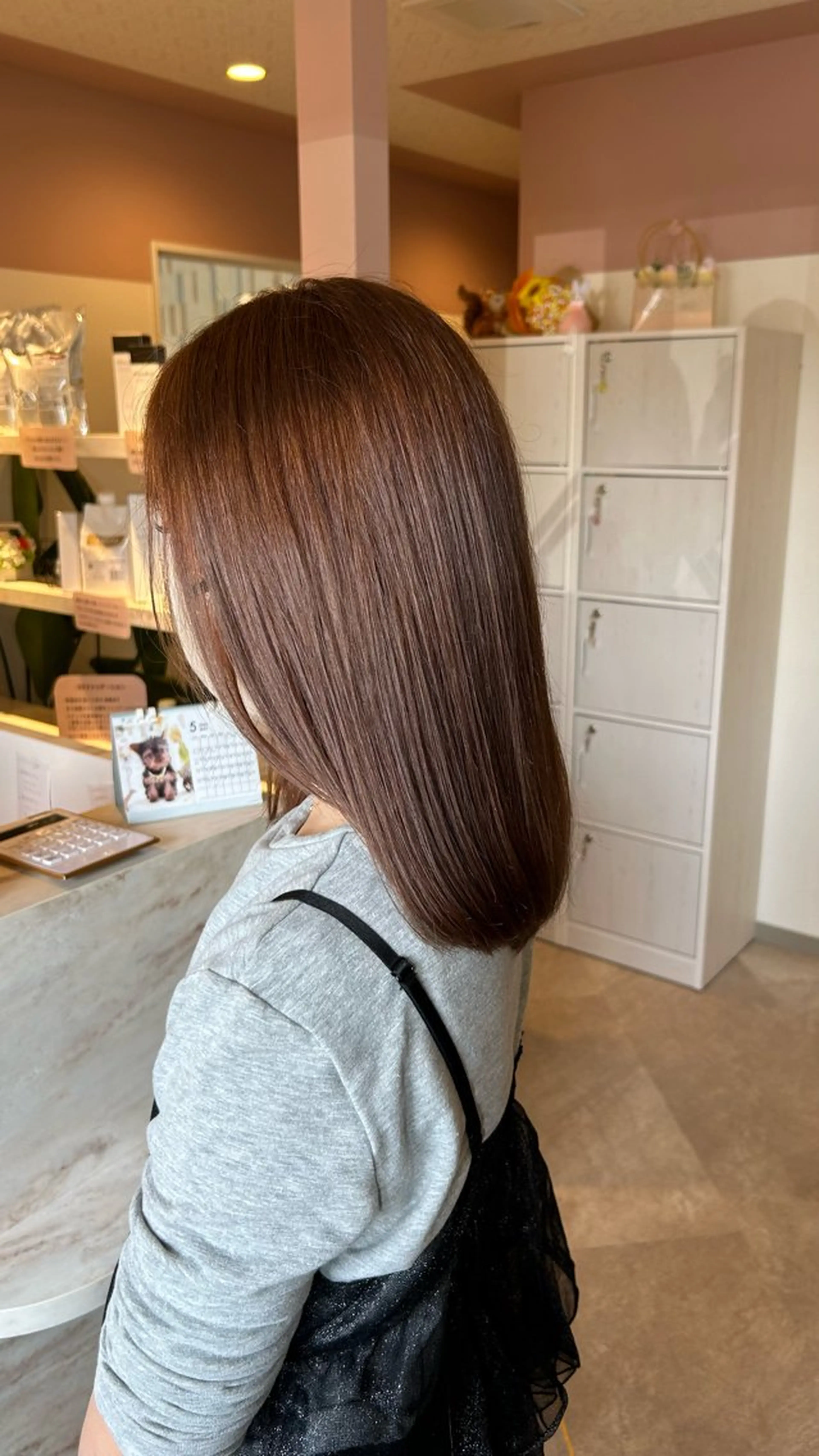 【🏷️ナチュラルストレート】+カシミヤトリートメント2step/最終受付時間は【15時】となります。の写真