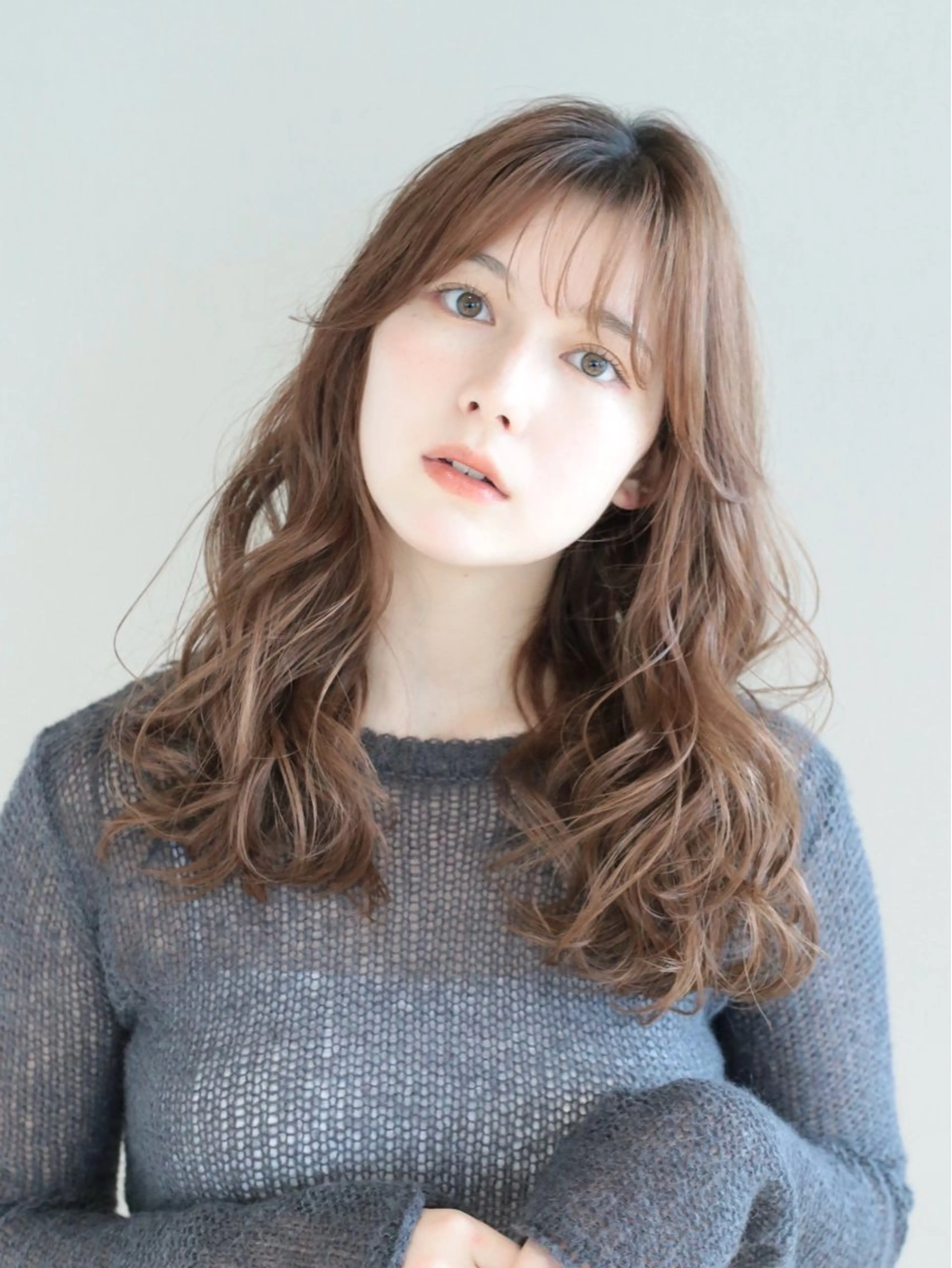 セミロング カラー カット ヘアカラー トリートメント レイヤー/顔周り /透明感🩶高橋大のヘアスタイル