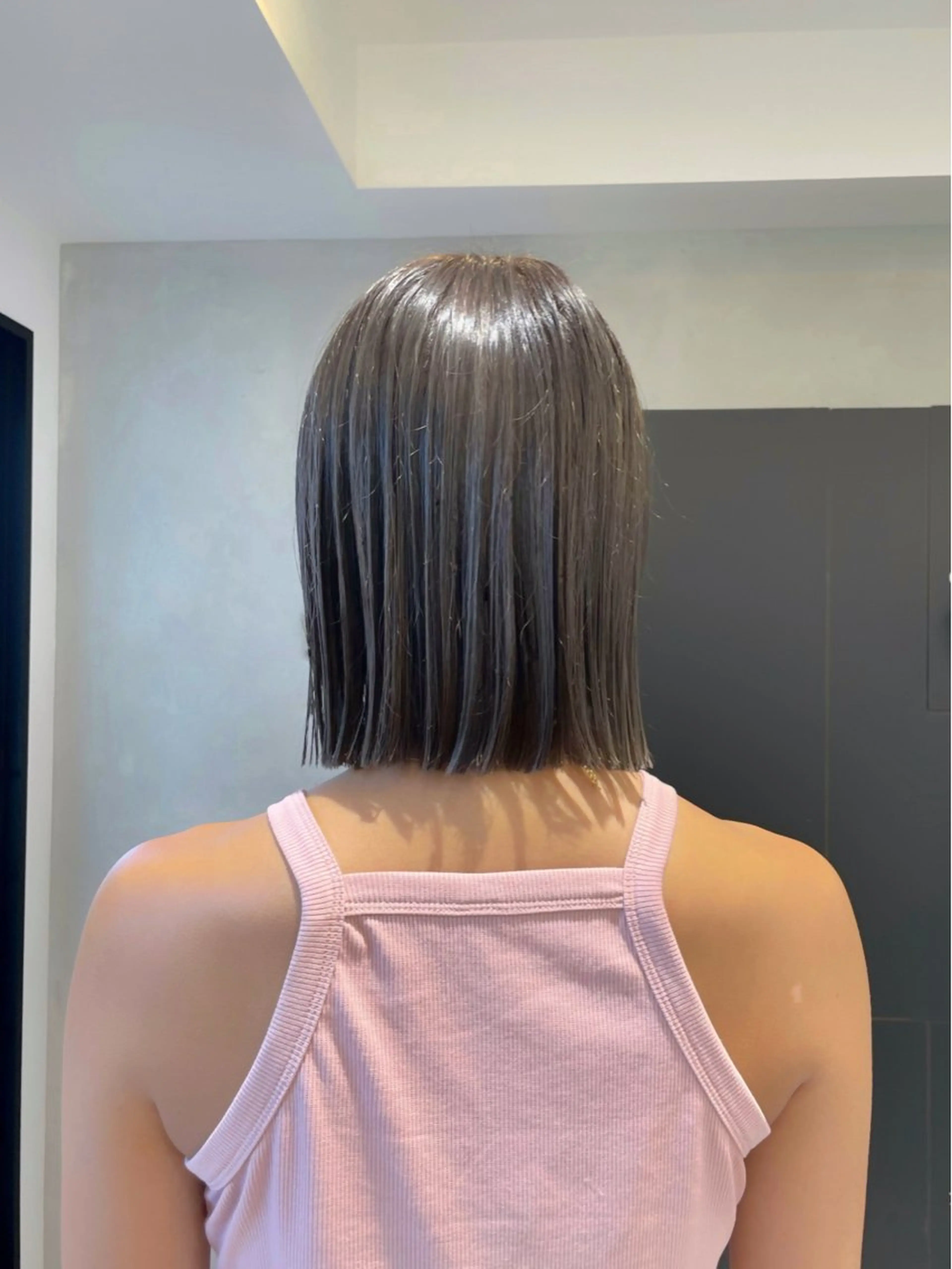 ショート カラー 切りっぱなしボブ ボブ メンズ特化 パーマ/オザワのヘアスタイル