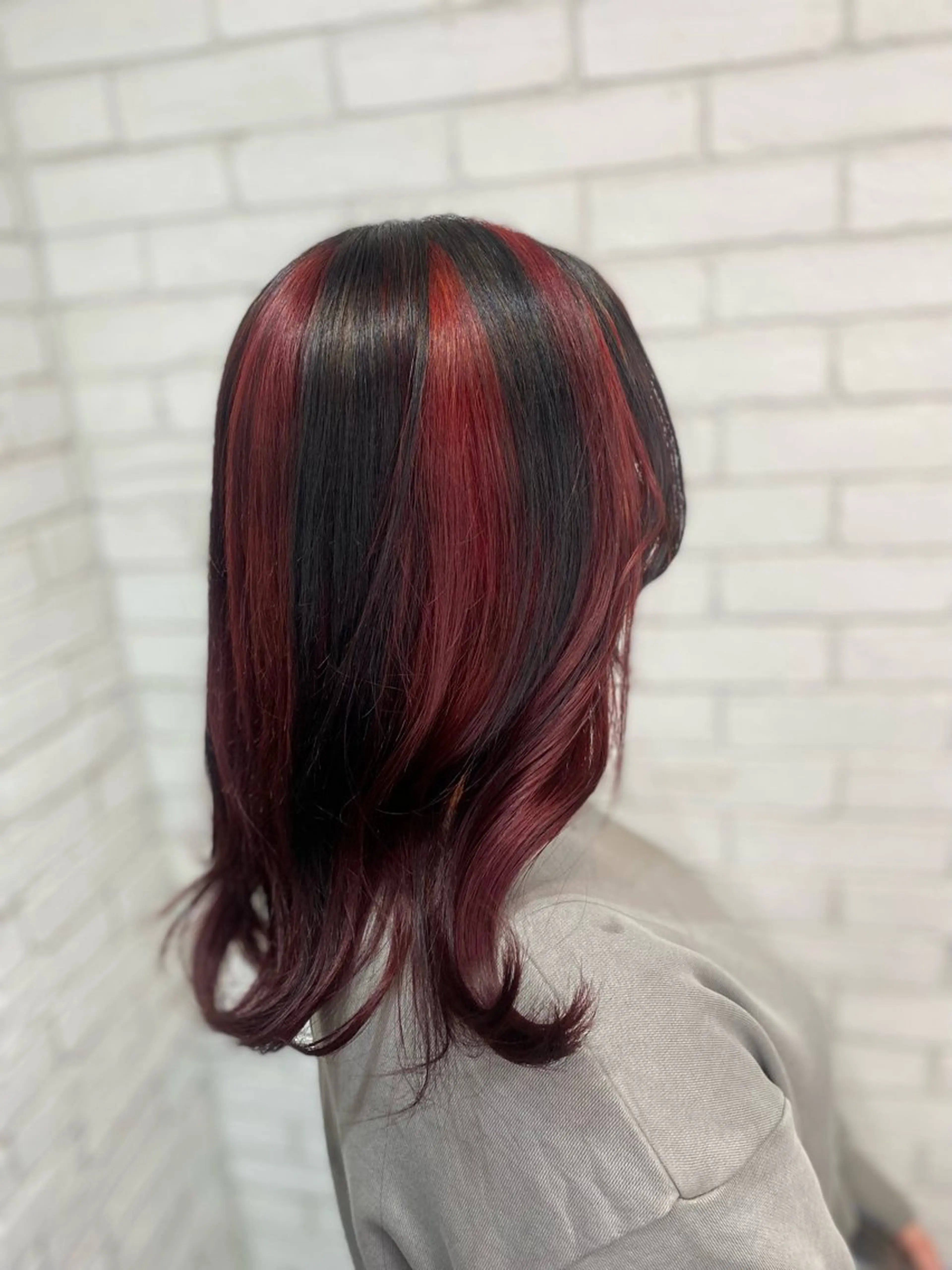 セミロング カラー ヘアカラー トリートメント ヨシダ フミノリのヘアスタイル