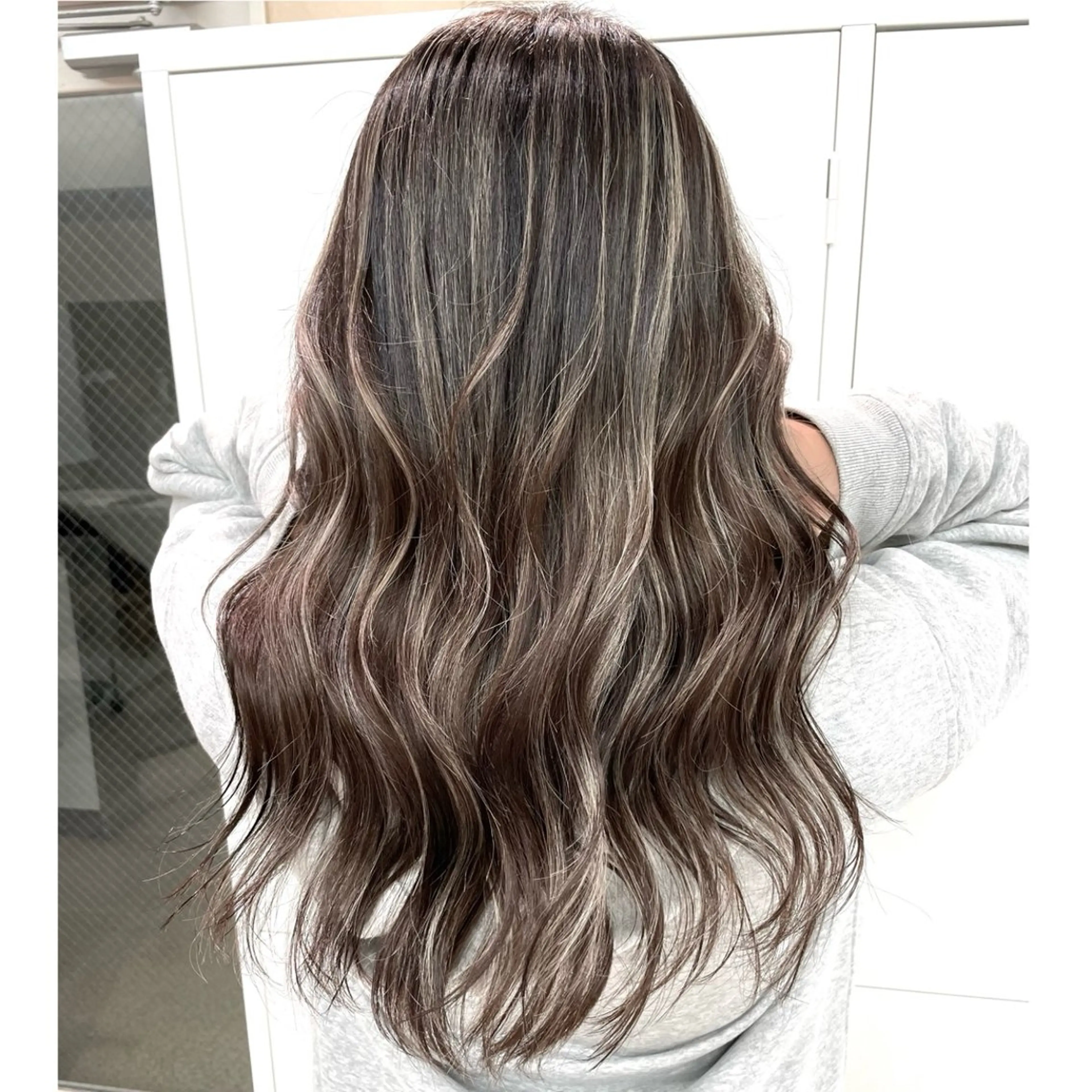 セミロング カラー ヘアカラー トリートメント 奥山義進/大宮 /ダブルカラーのヘアスタイル