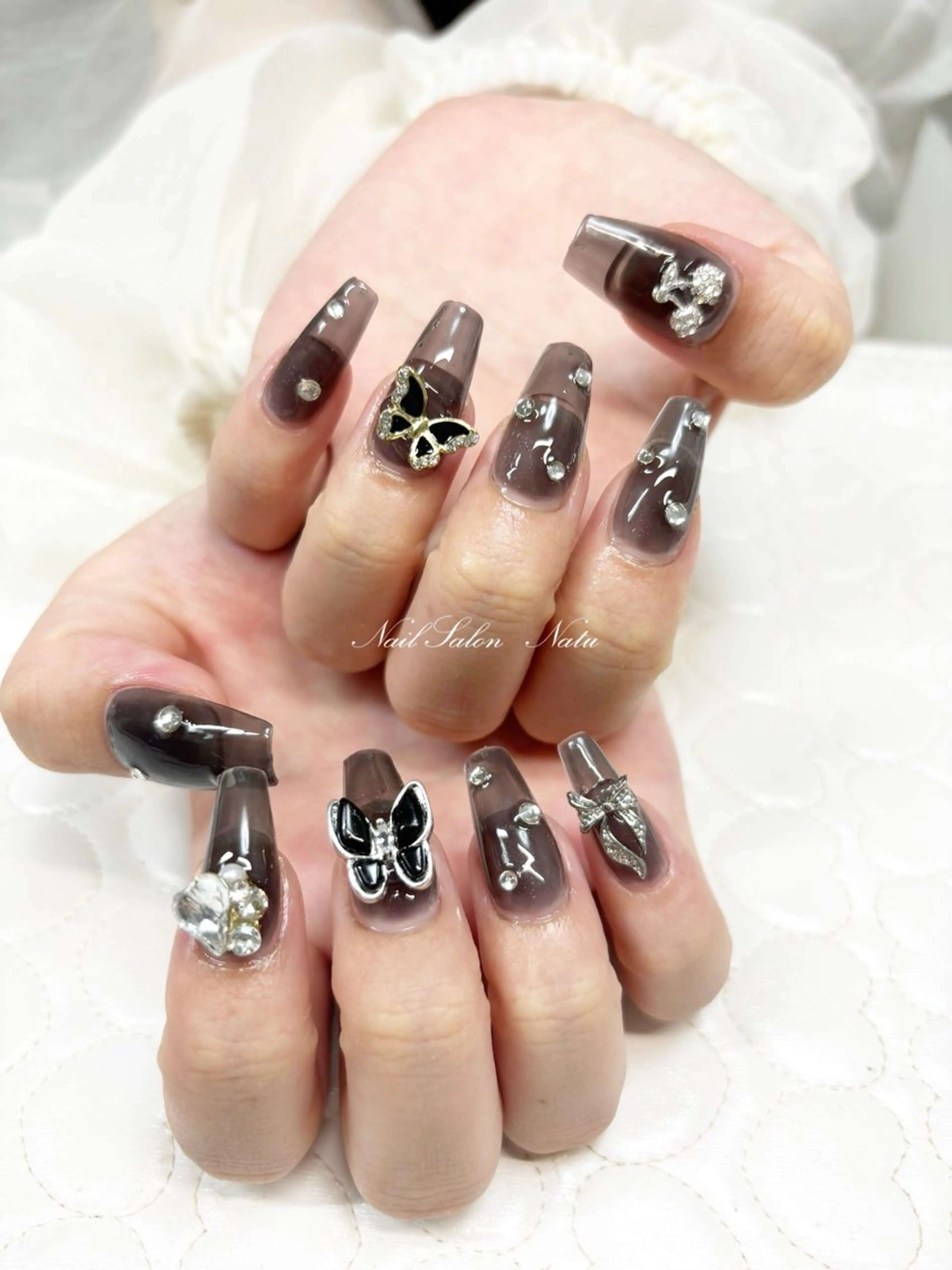 ネイル 長さ出し nailsalon　 Natuのネイルデザイン