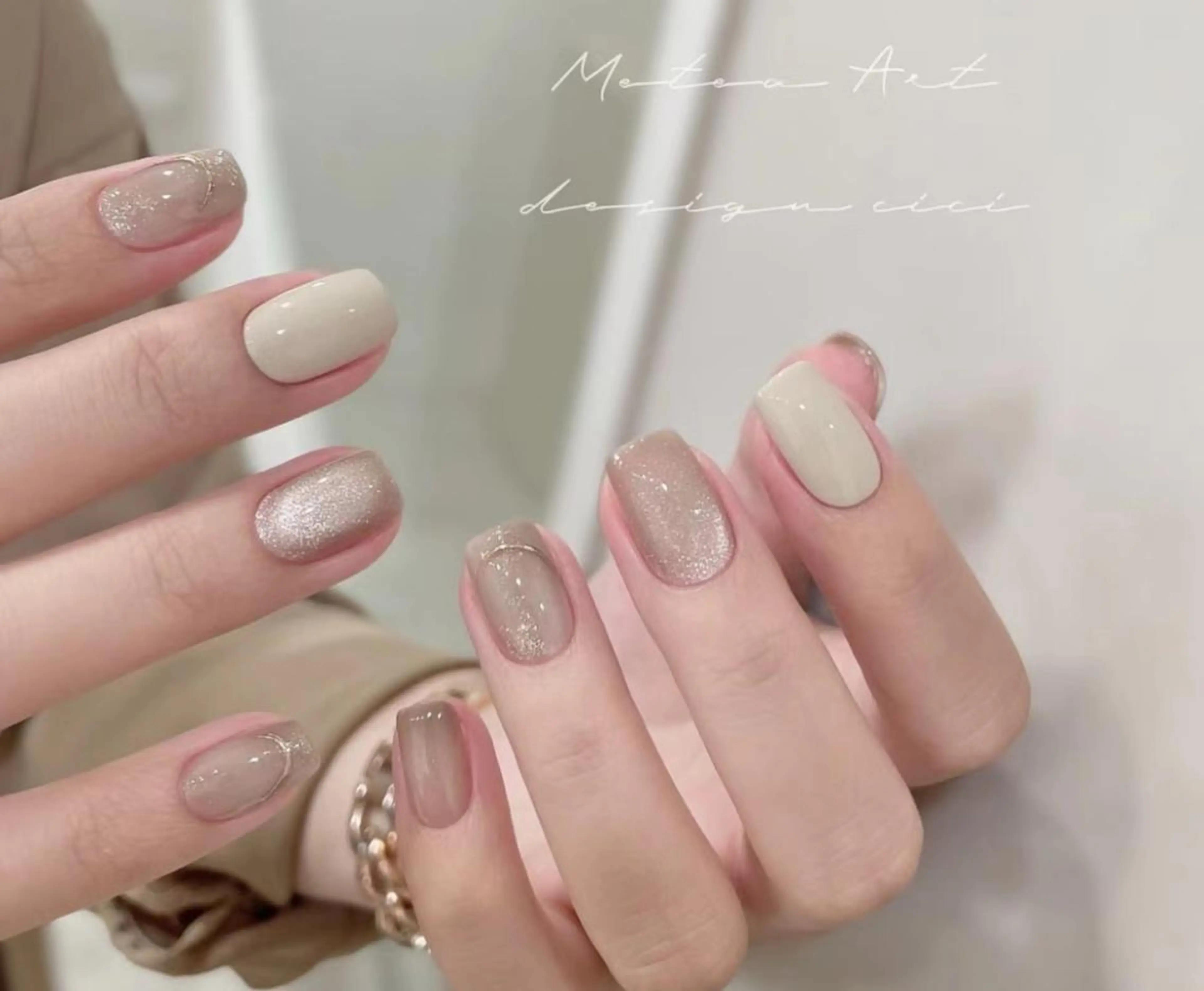 ネイル ハンドネイル ハンドケア 🎀まゆ 🪽🐾のネイルデザイン