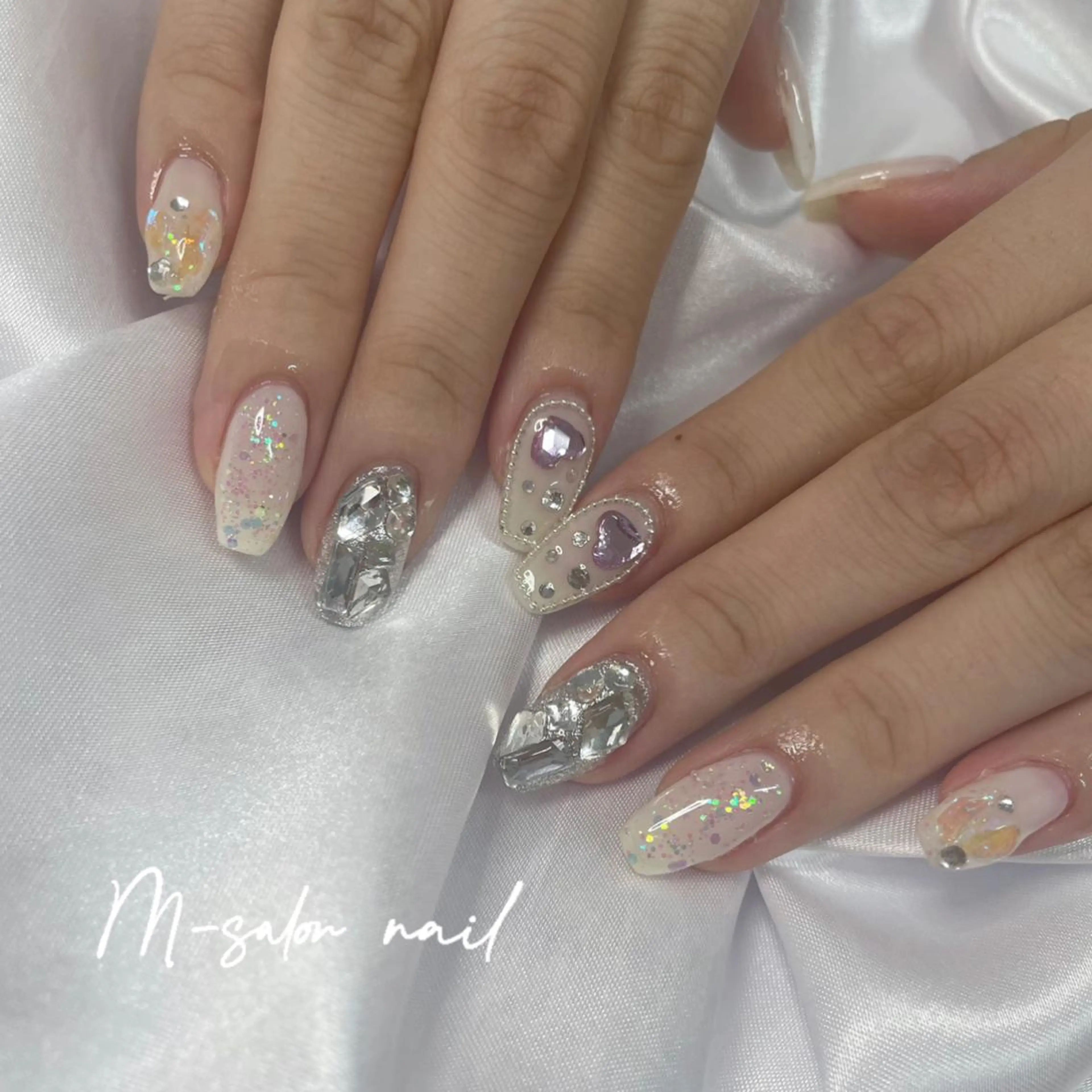 ネイル ハンドネイル 韓国/網紅/パーツ M-salonのネイルデザイン