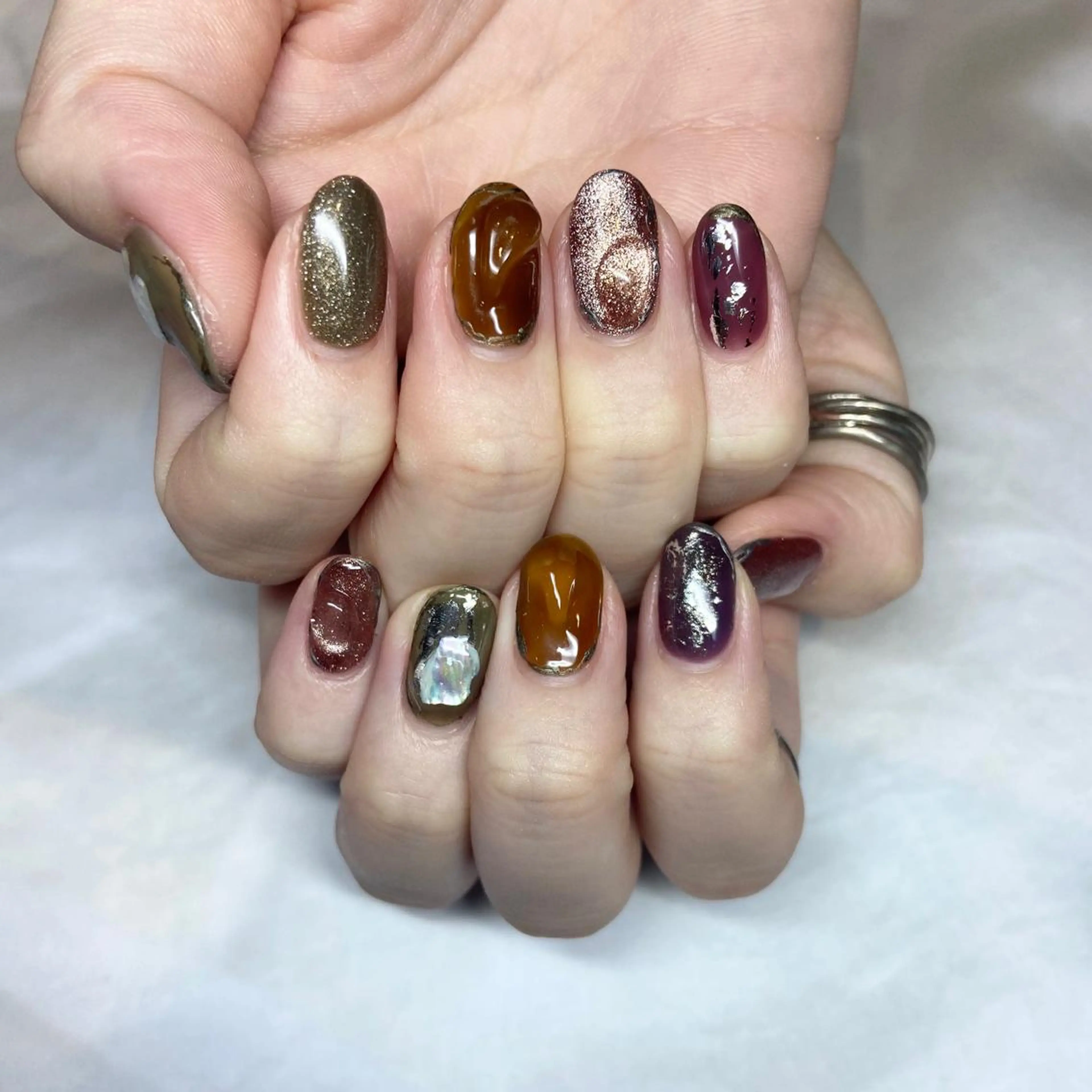 ネイル ハンドネイル happiness プライベートサロンのネイルデザイン