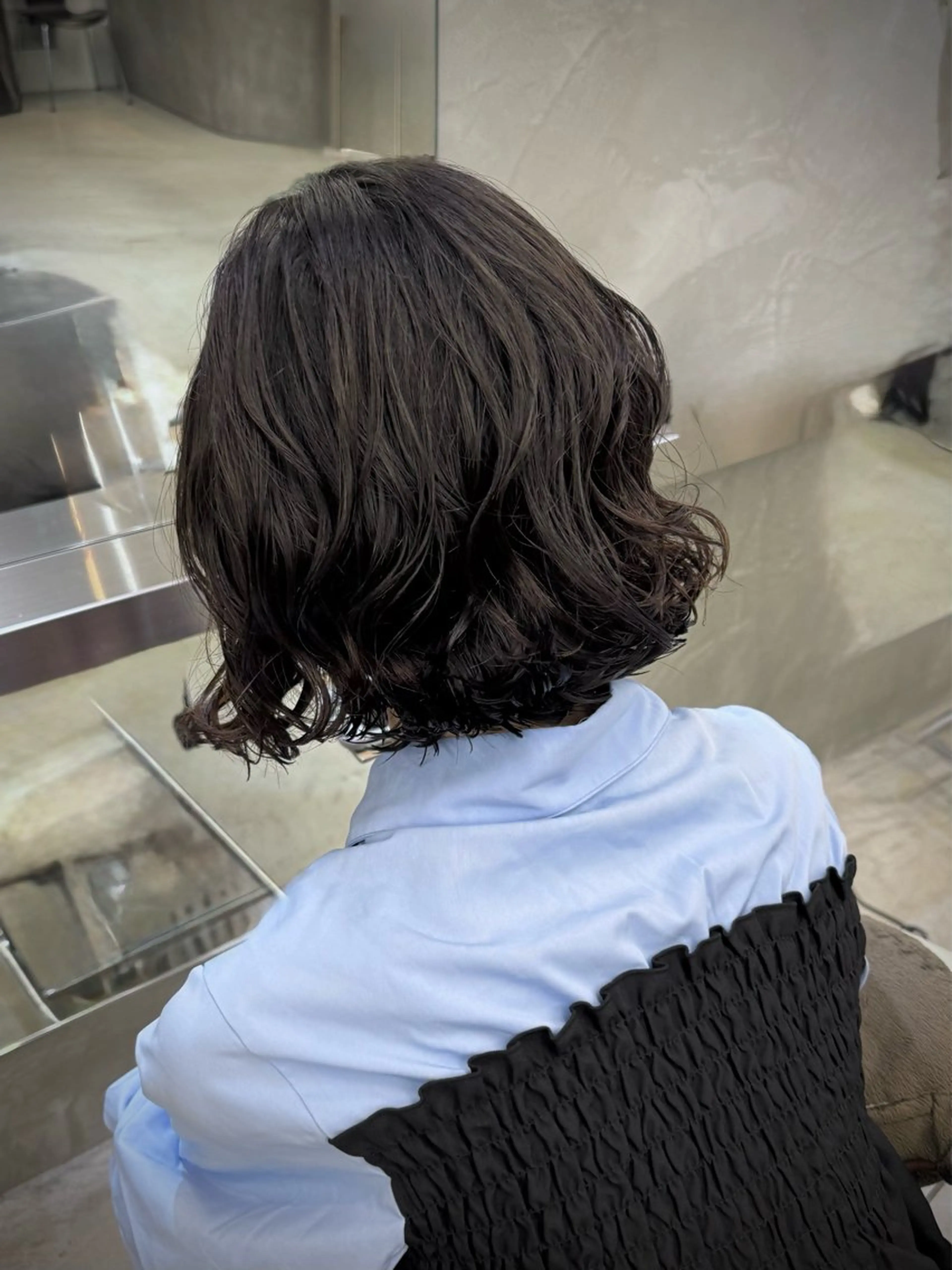 ミディアム パーマ INORI|レイヤー |ハッシュカットのヘアスタイル