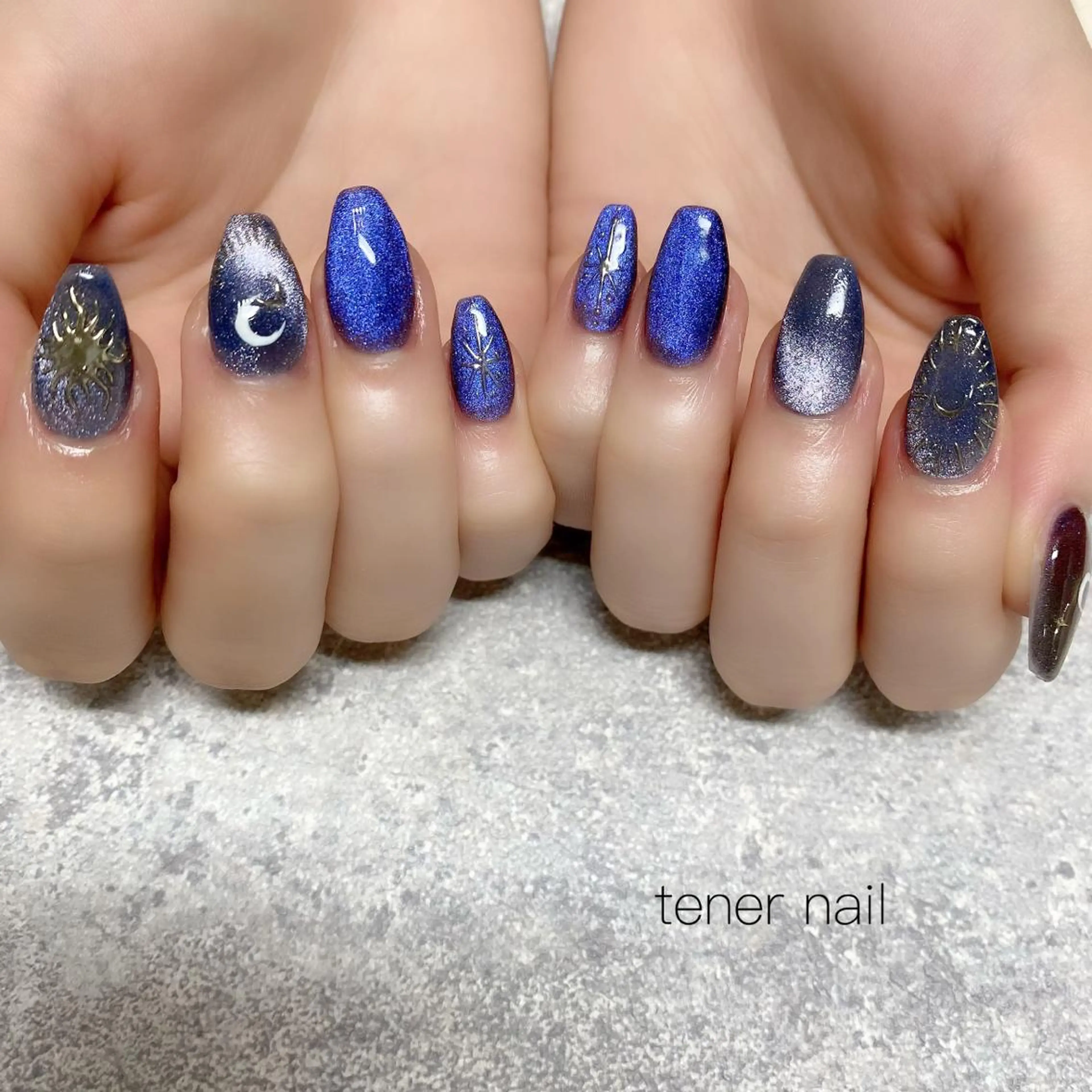 ネイル マグネットネイル スカルプネイル tener  nail  テネルネイル所属・テネルネイル tener nailのネイルデザイン