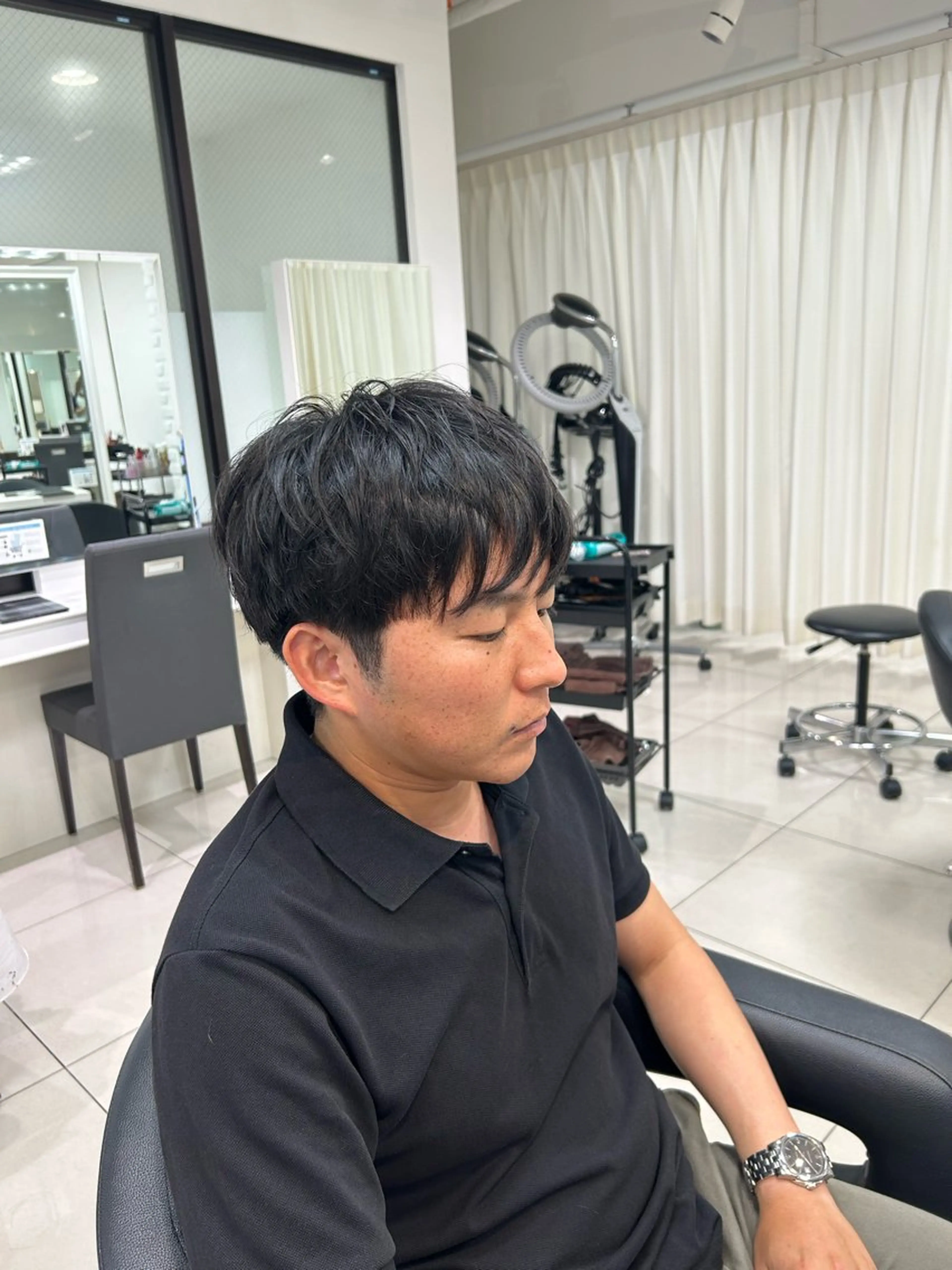 ショート カット 【縮毛矯正/レディー スカット】美涼🎀のヘアスタイル