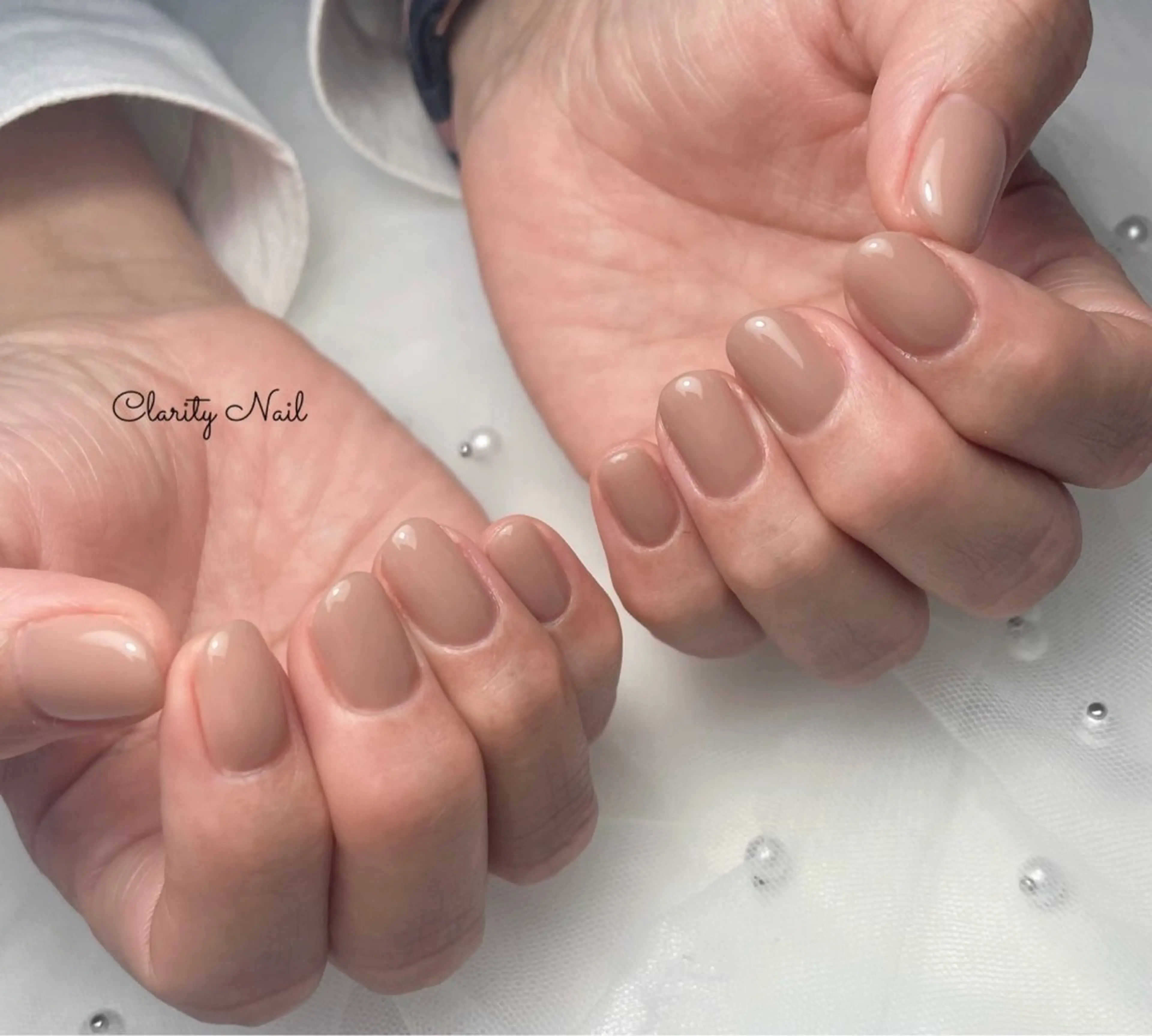 ネイル ワンカラーネイル ハンドネイル Clarity Nailのネイルデザイン