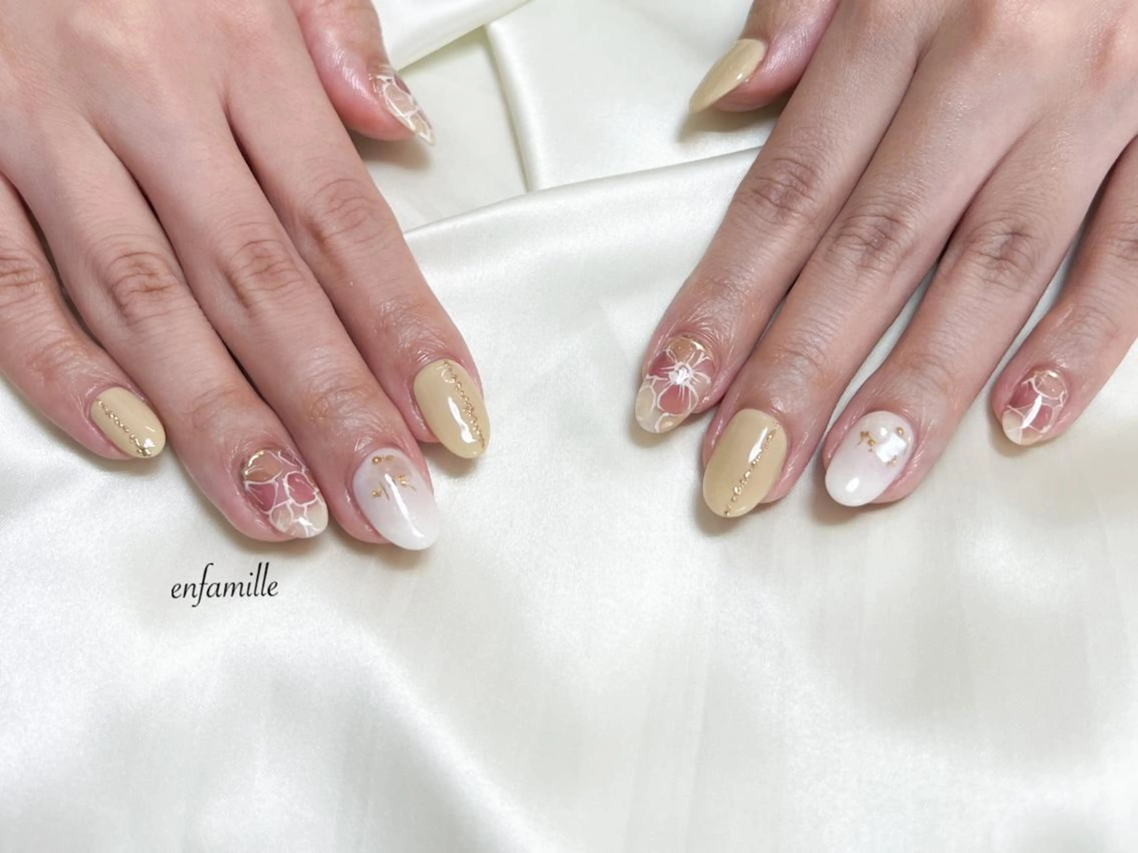 ネイル ハンドネイル nail salon en familleのネイルデザイン