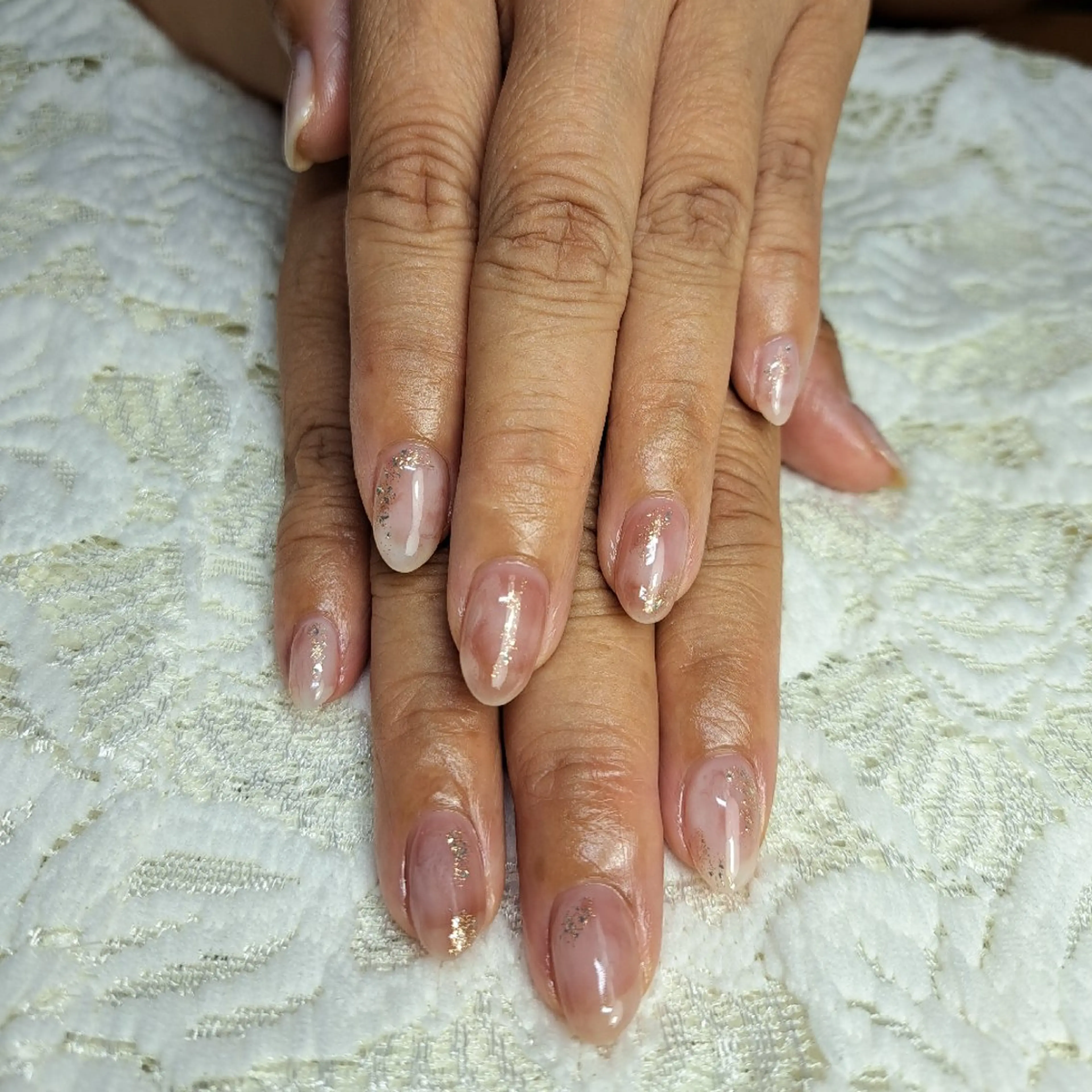 ネイル シンプルネイル ホワイト HAYASHI  Nのネイルデザイン