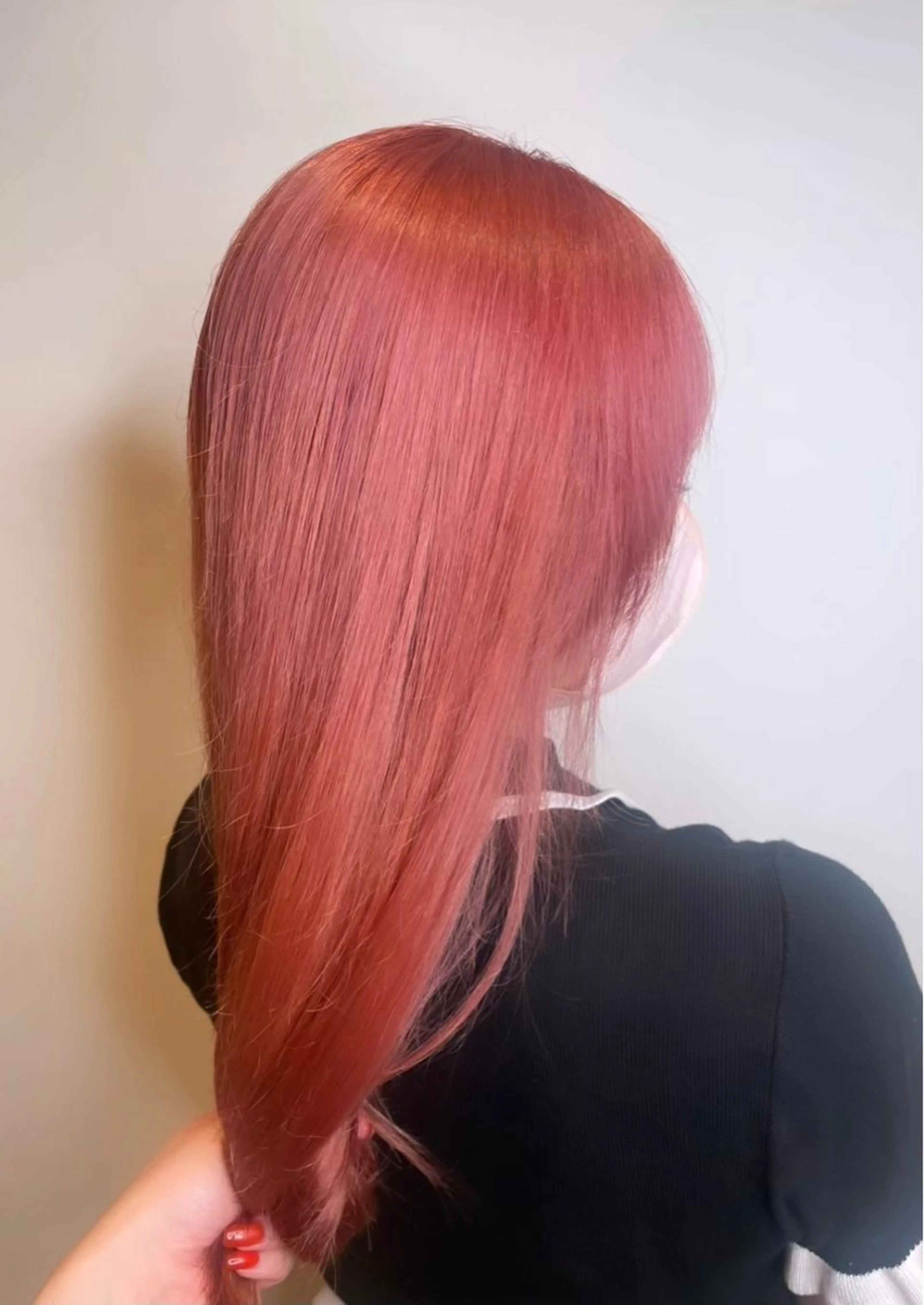 セミロング カラー ヘアアレンジ ヘアカラー 学生限定メニュー あり‼️鈴木咲千😸のヘアスタイル