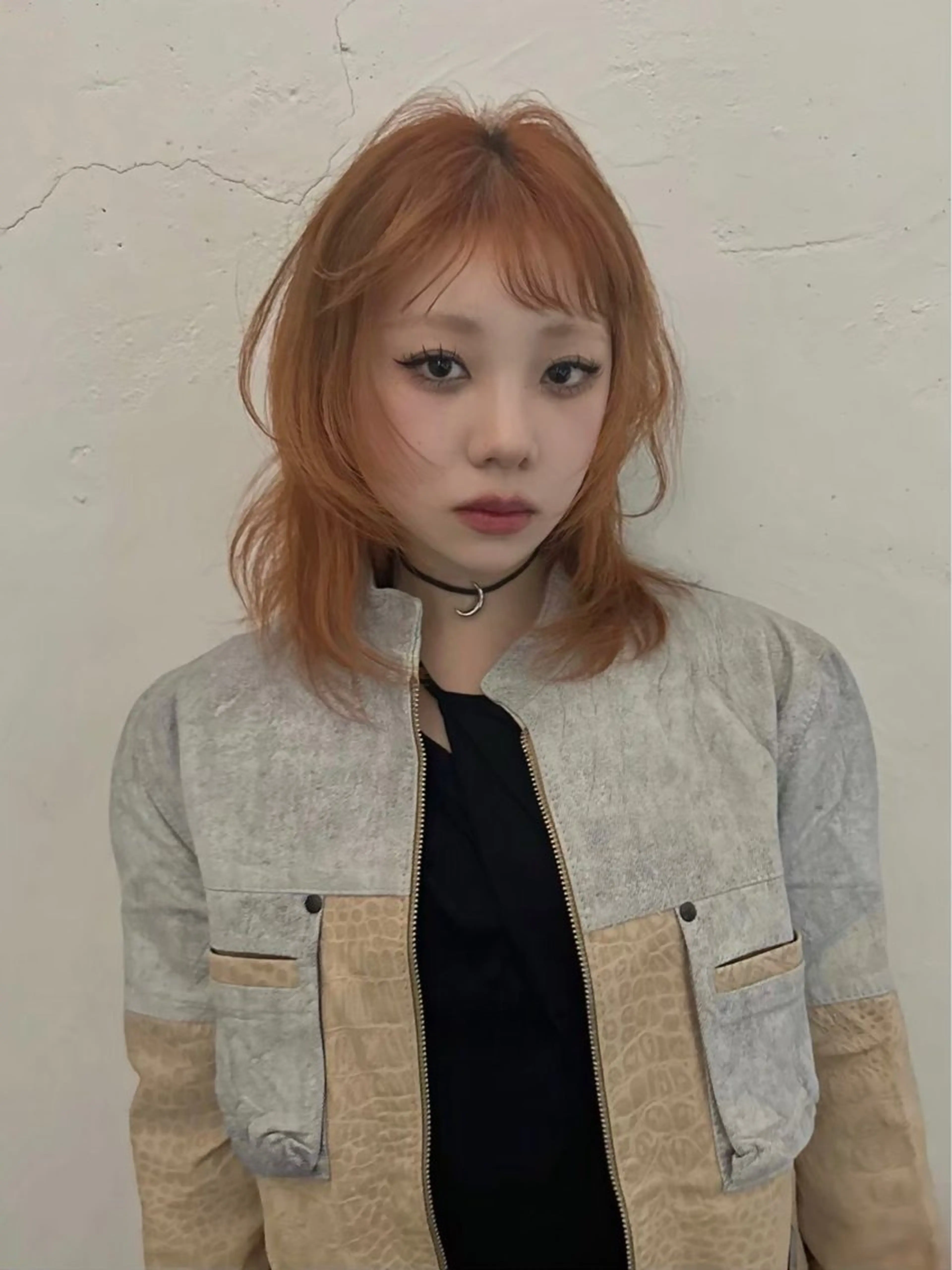 ミディアム ハッシュレイヤー/ ベージュ/senaのヘアスタイル