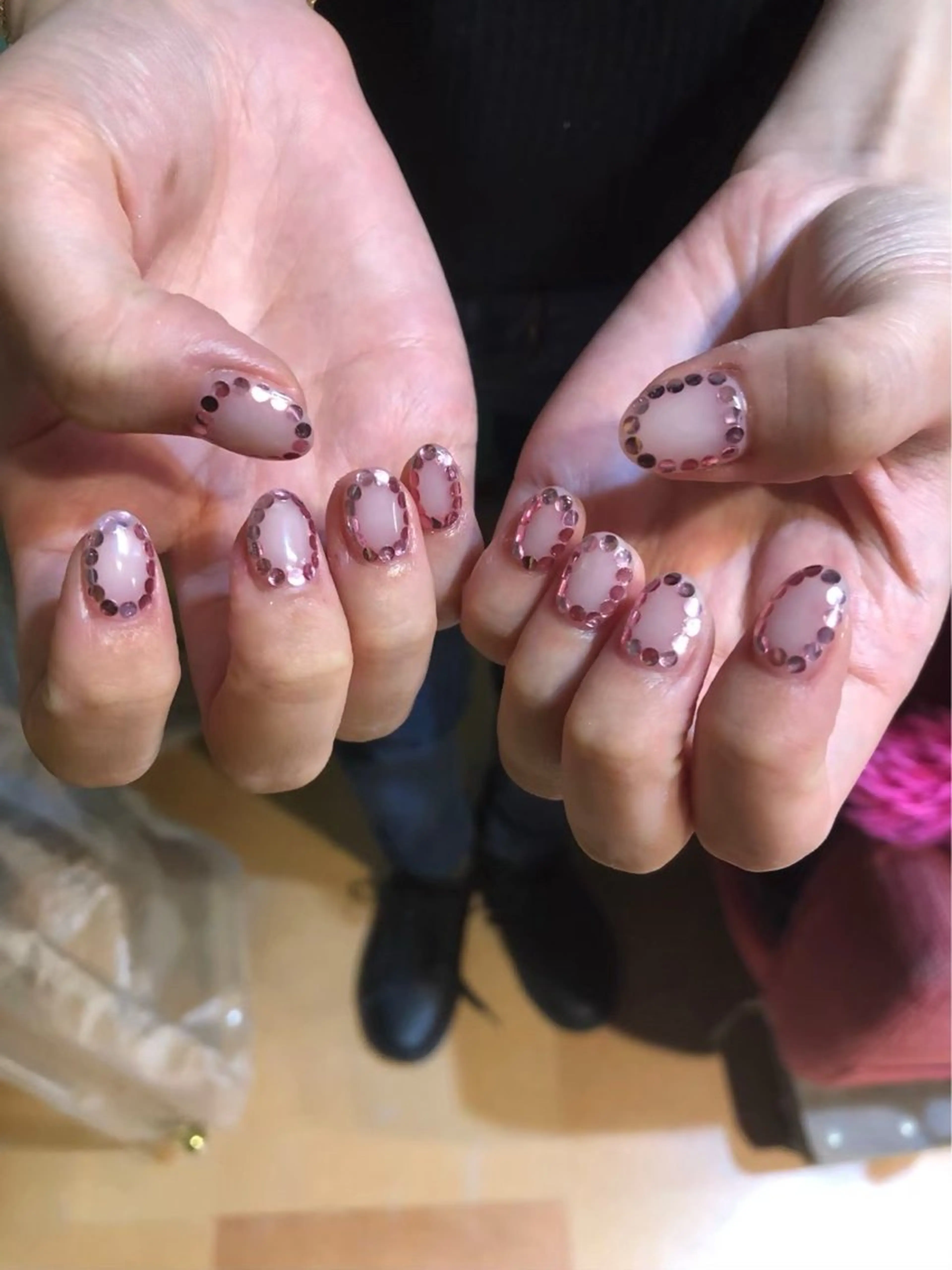 ショート ハンドネイル 小川 柚香のネイルデザイン