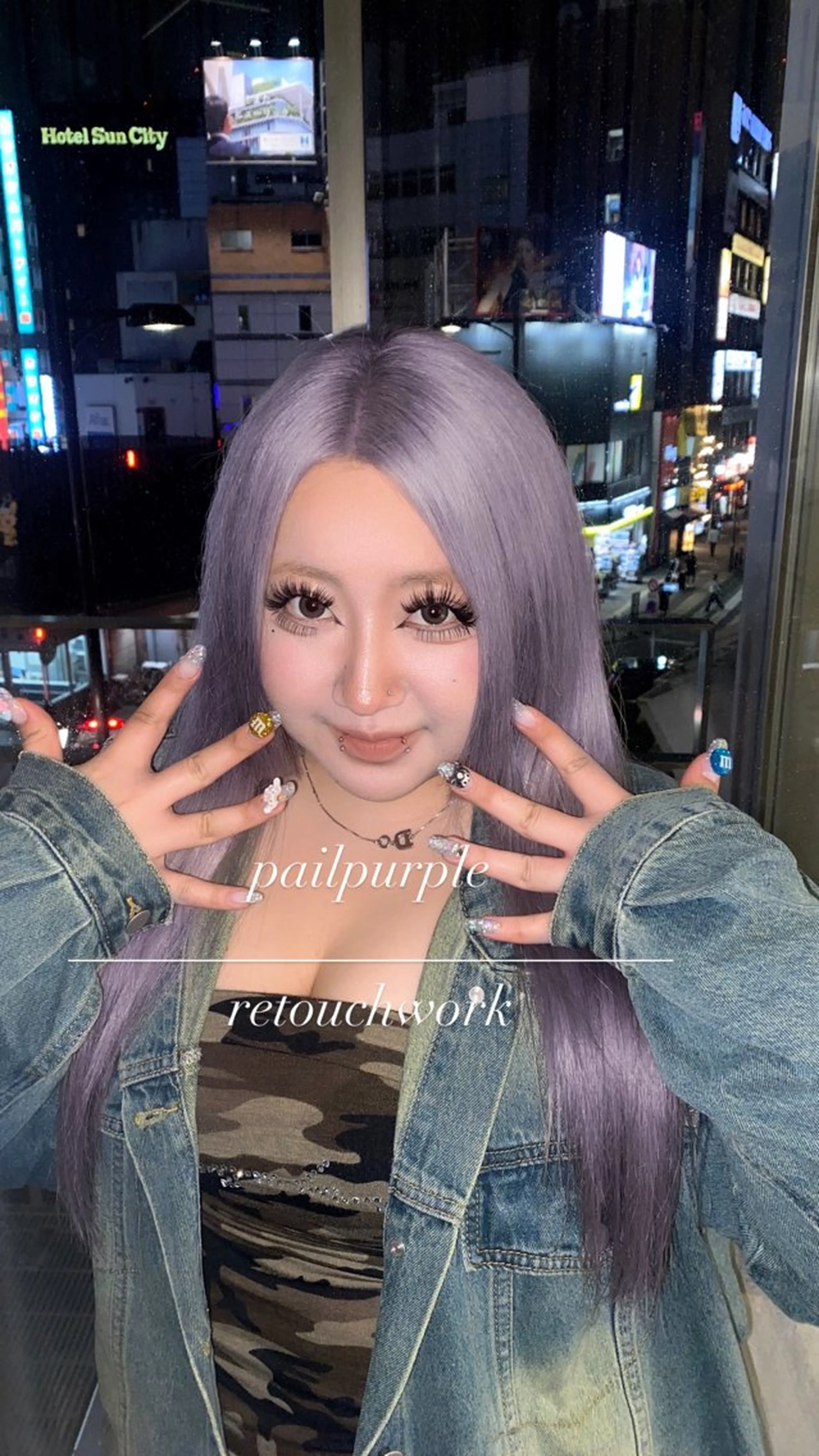 ロング カラー ‪❥ブリーチ💗 MIKUのヘアスタイル