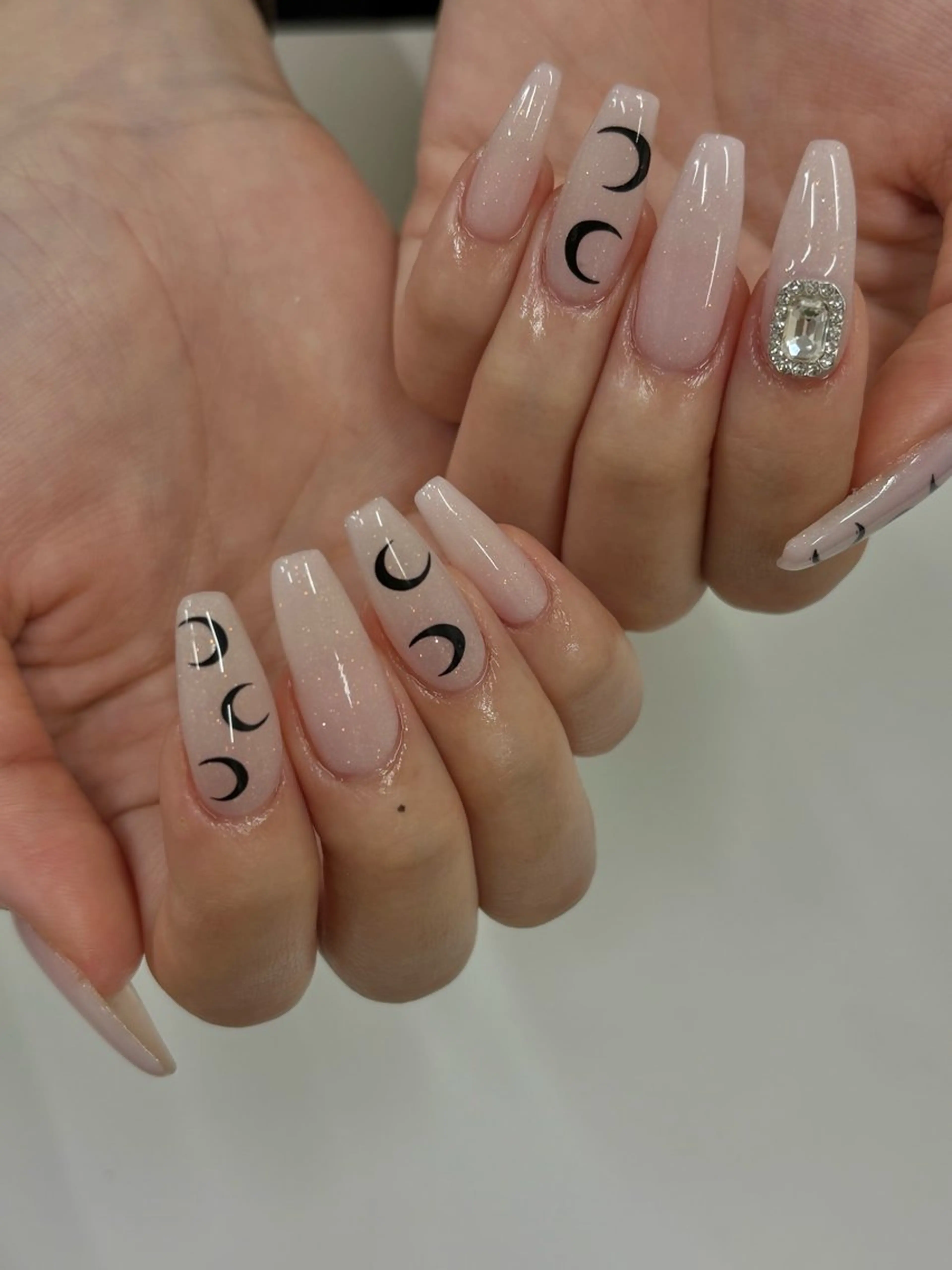 ネイル ハンドネイル Ogawa/持ち込み 長さだしパラジェルのネイルデザイン