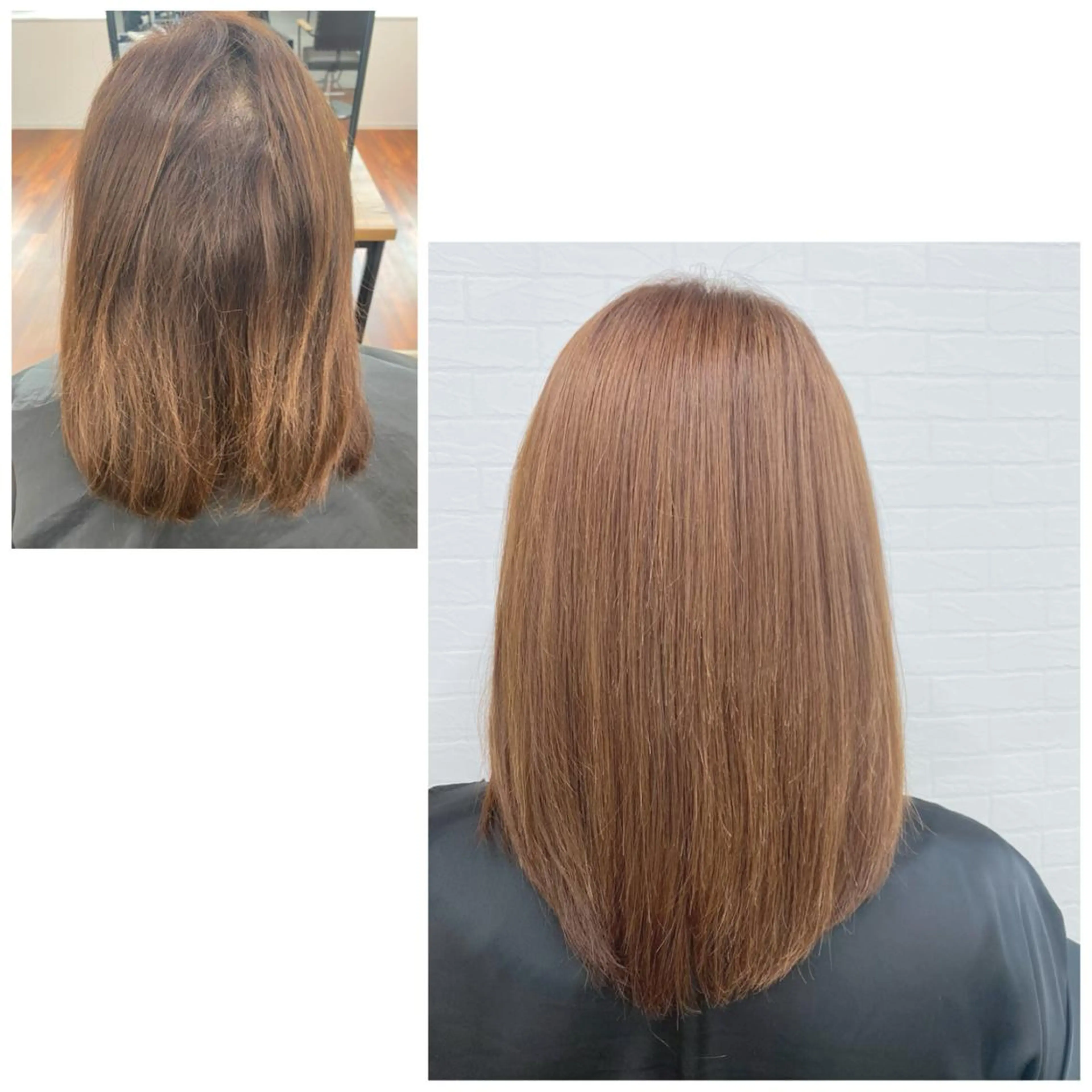 ミディアム パーマ 縮毛矯正 トリートメント 酸性ストレート ストレートパーマ GRANLUSSO 〜グランルッソ駅前店所属・木口 嘉美のヘアスタイル