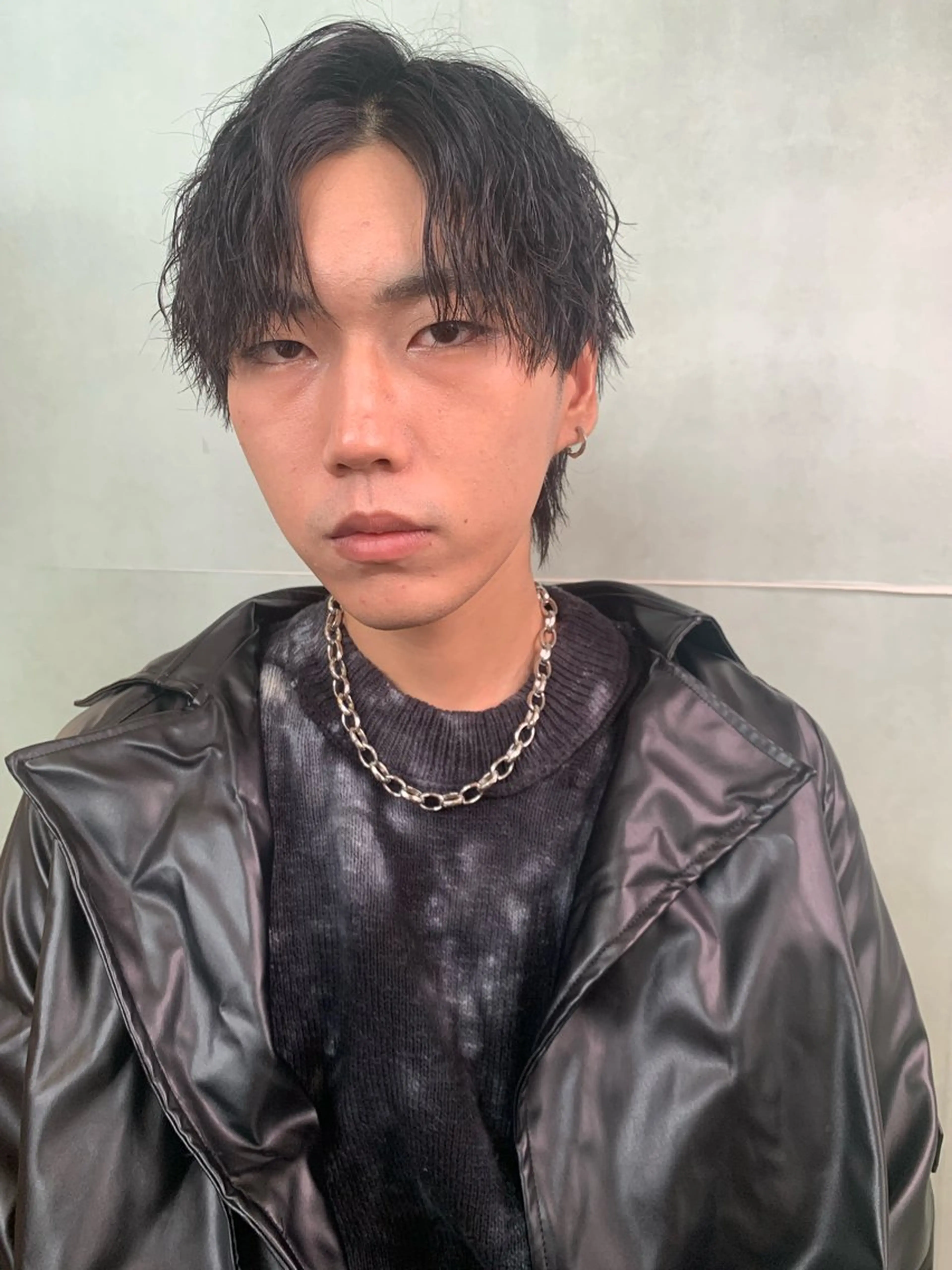 ショート パーマ メンズ カット パーマ イーストハムネオ高木 亮人🌿のヘアスタイル