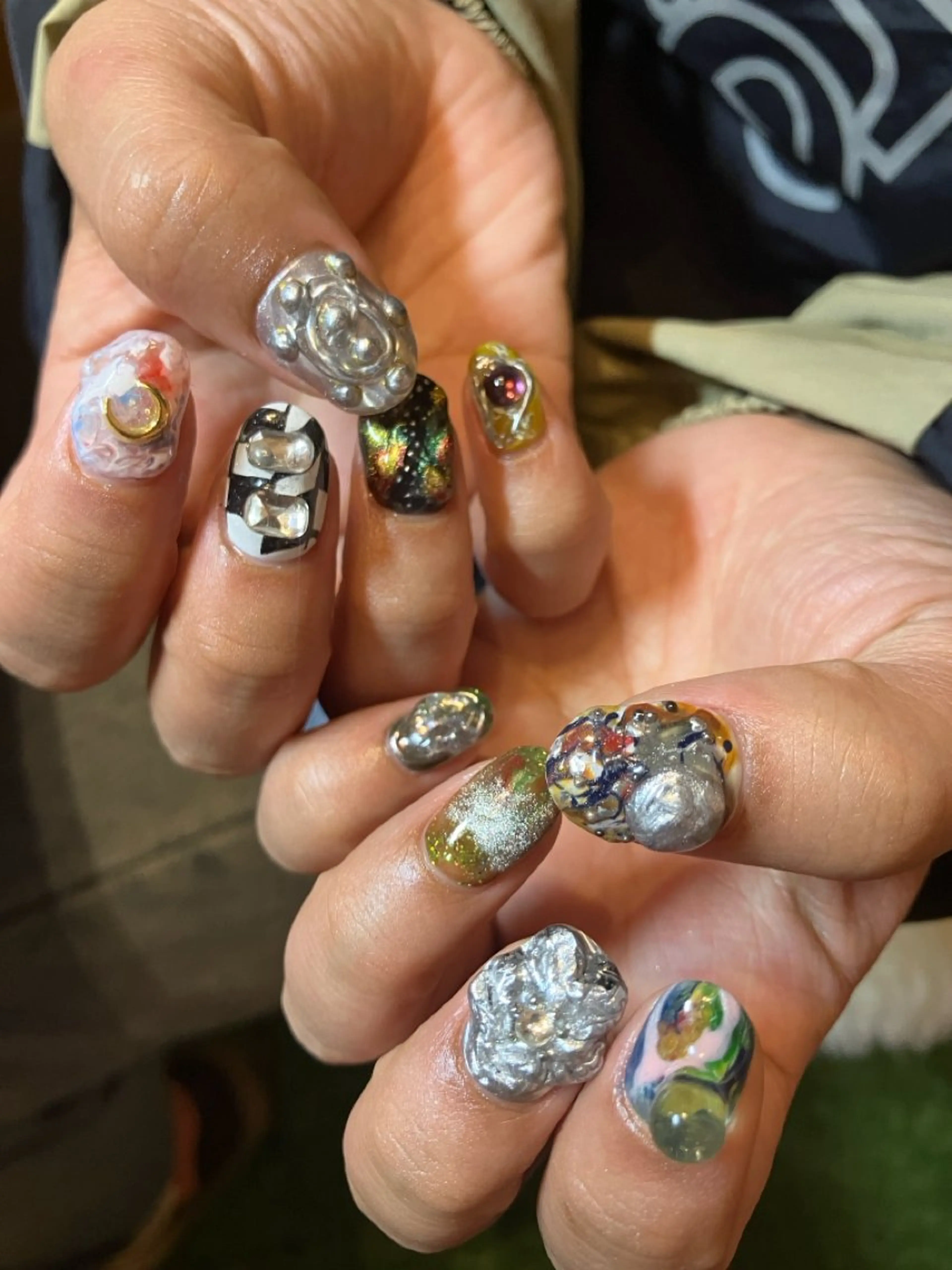 リピーター様　150分アート　付け替えオフ1ヶ月以内の写真