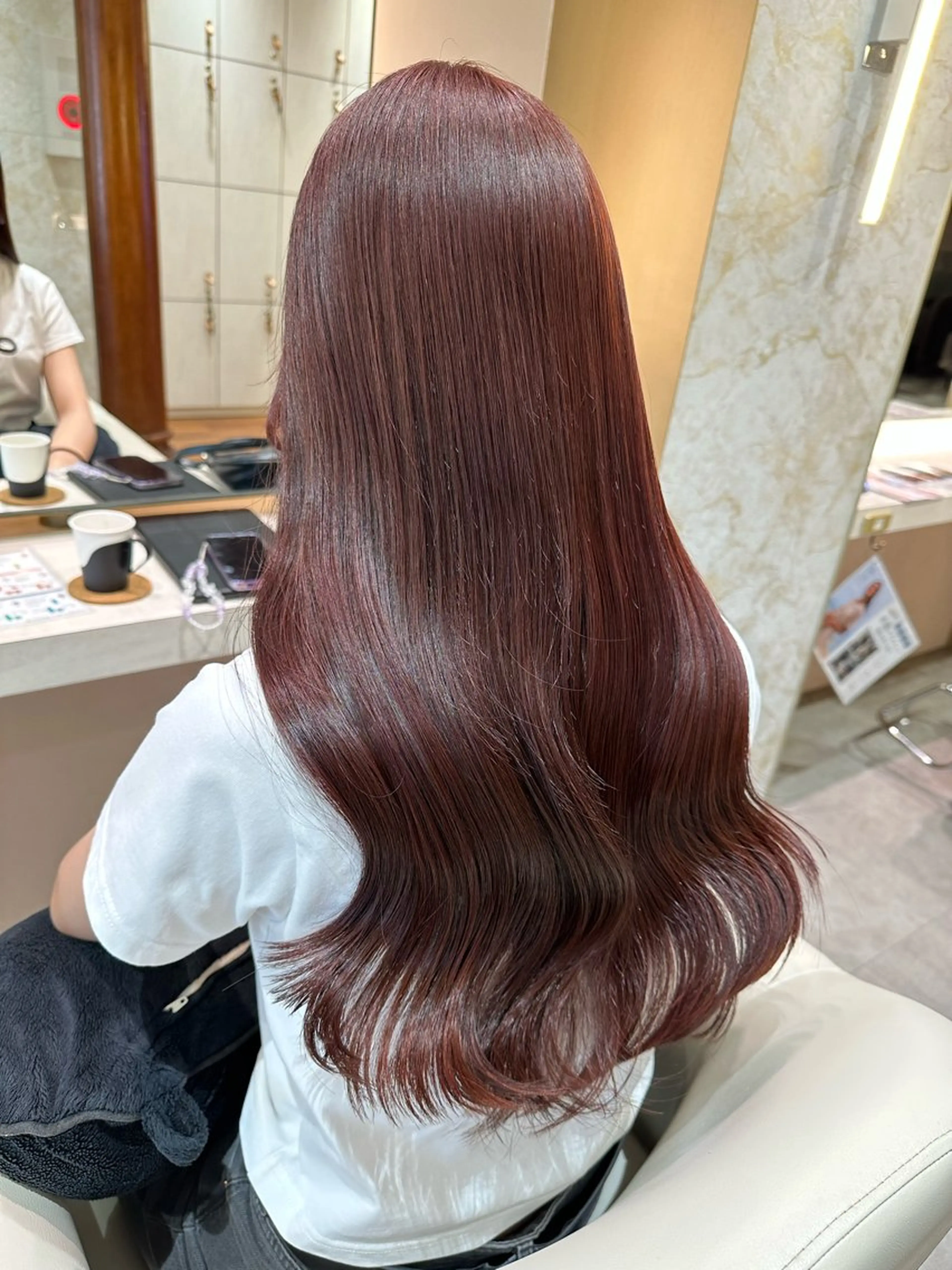 ロング カラー 店長/mao/ 前髪/顔周りカットのヘアスタイル