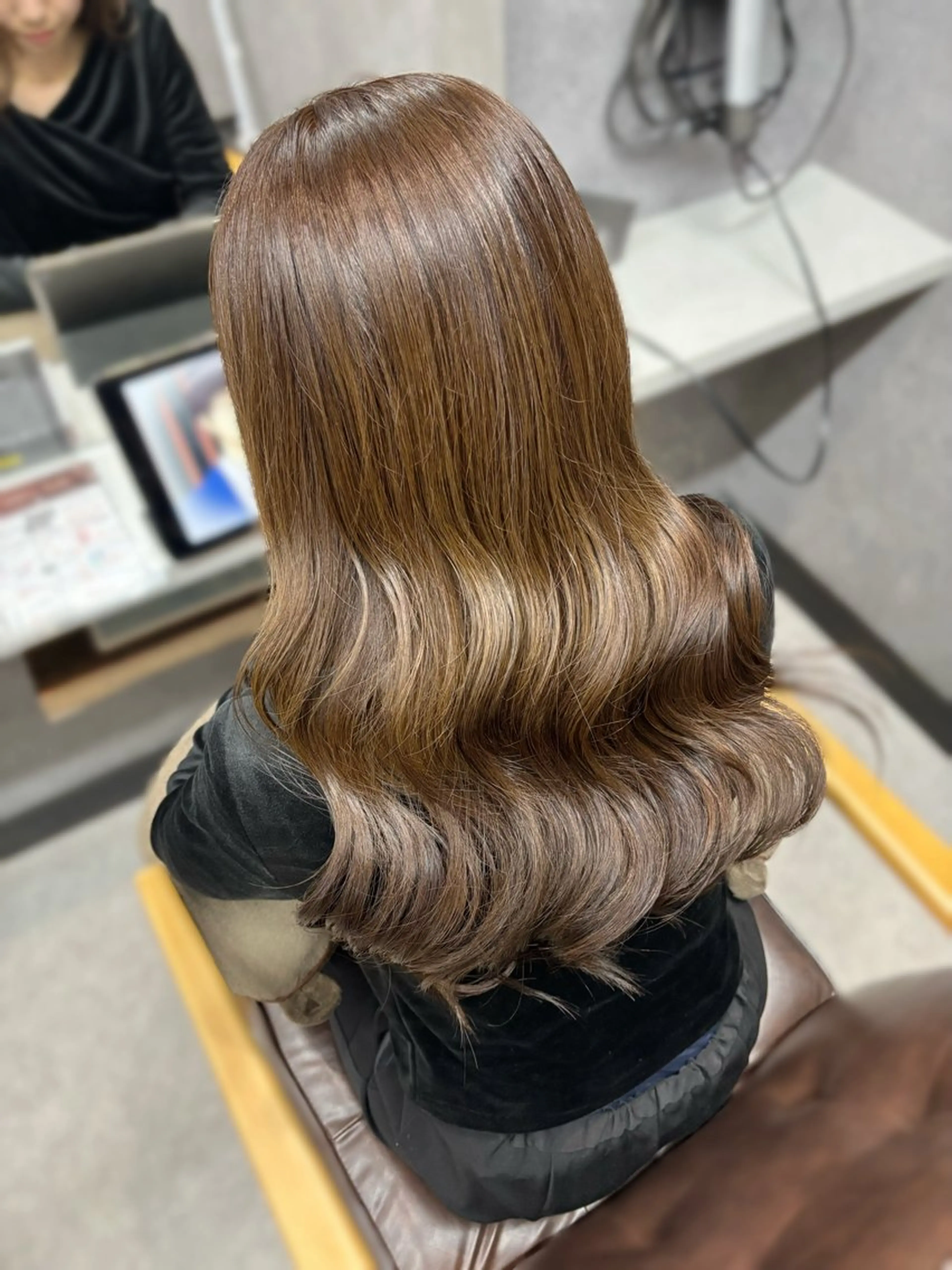 ロング カラー ブラウンカラー 望月 星来のヘアスタイル