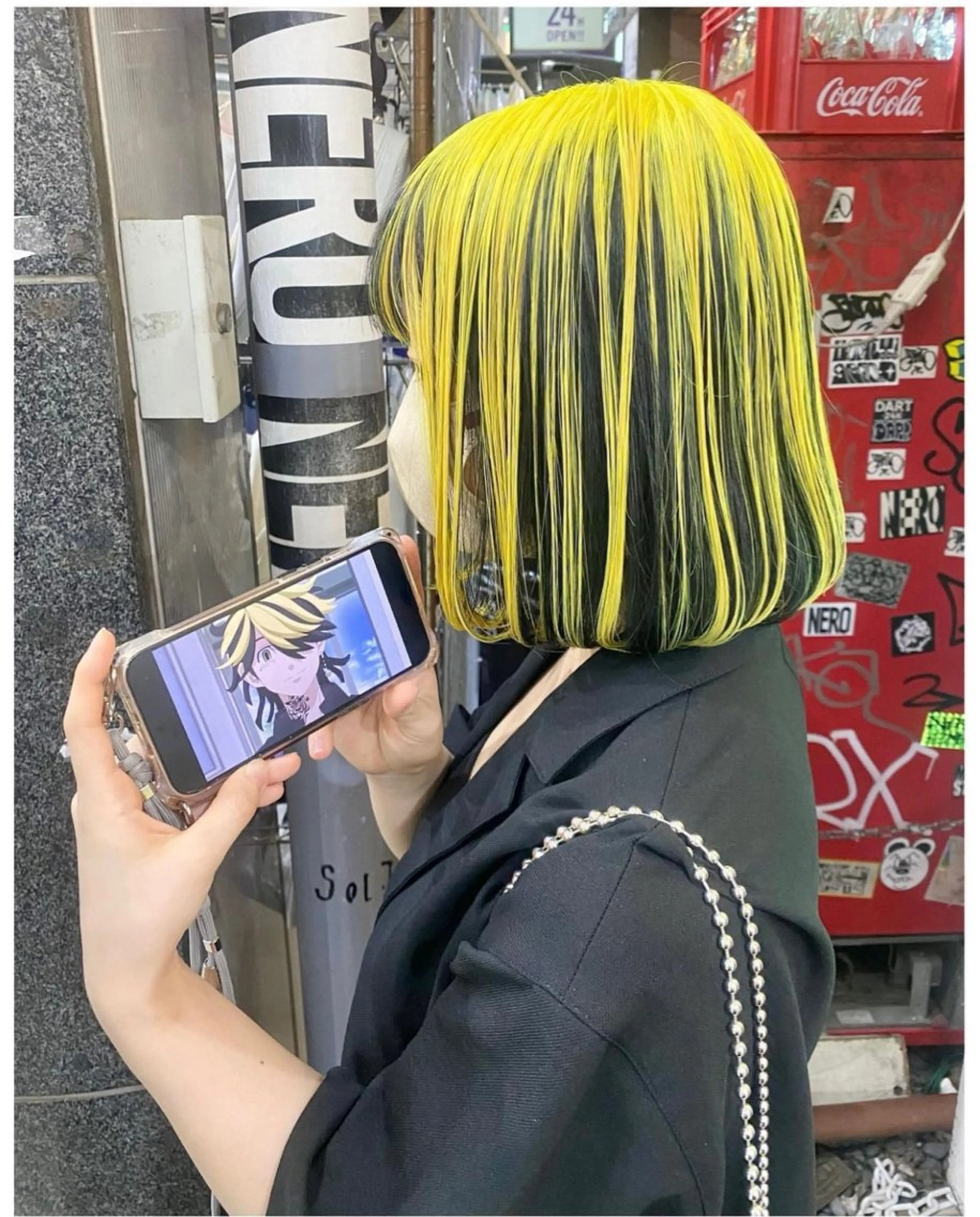 🥣逆インナー♻️ブリーチ&カラー🎨の写真