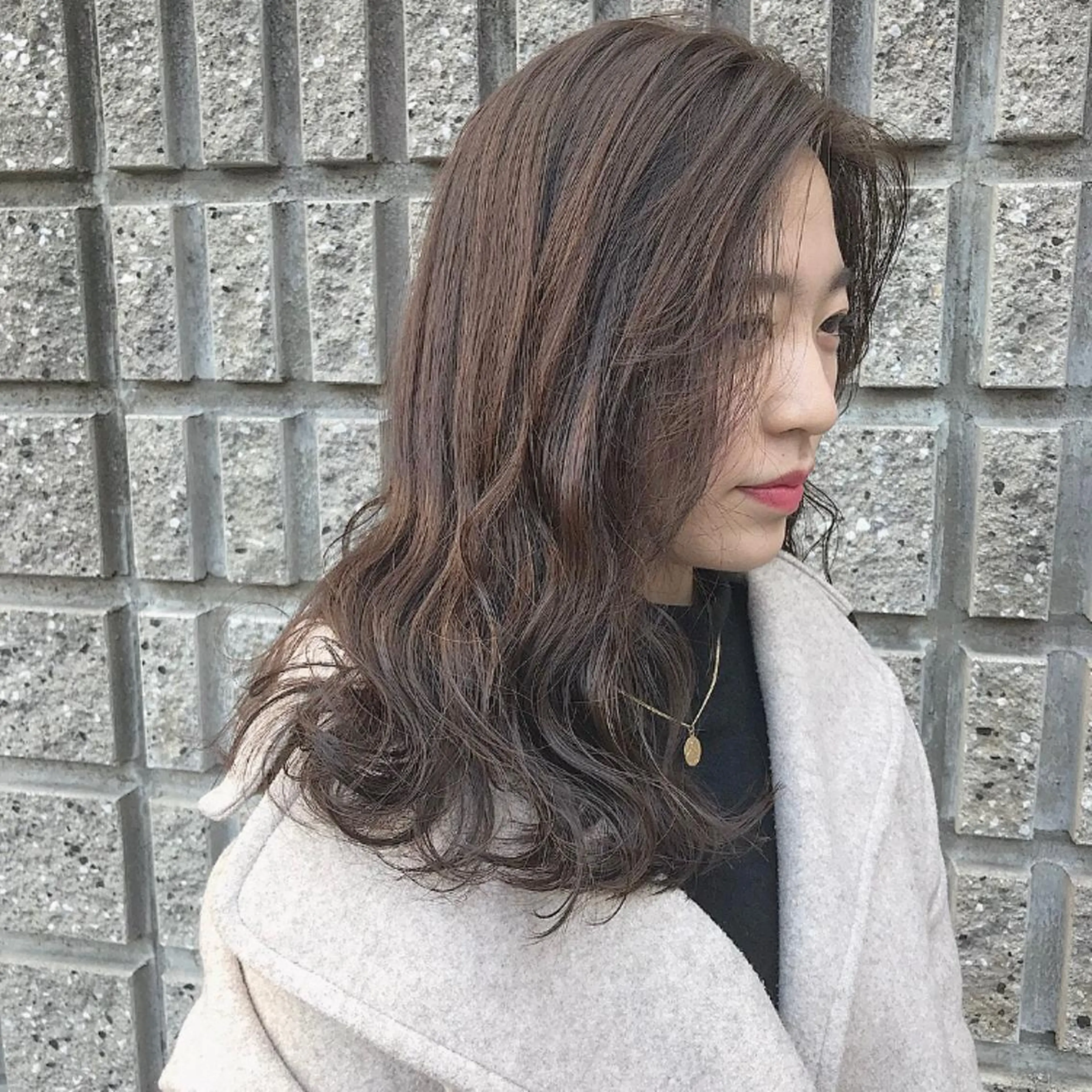 ロング カラー ヘアカラー トリートメント レイヤー/顔周り /AKARIのヘアスタイル