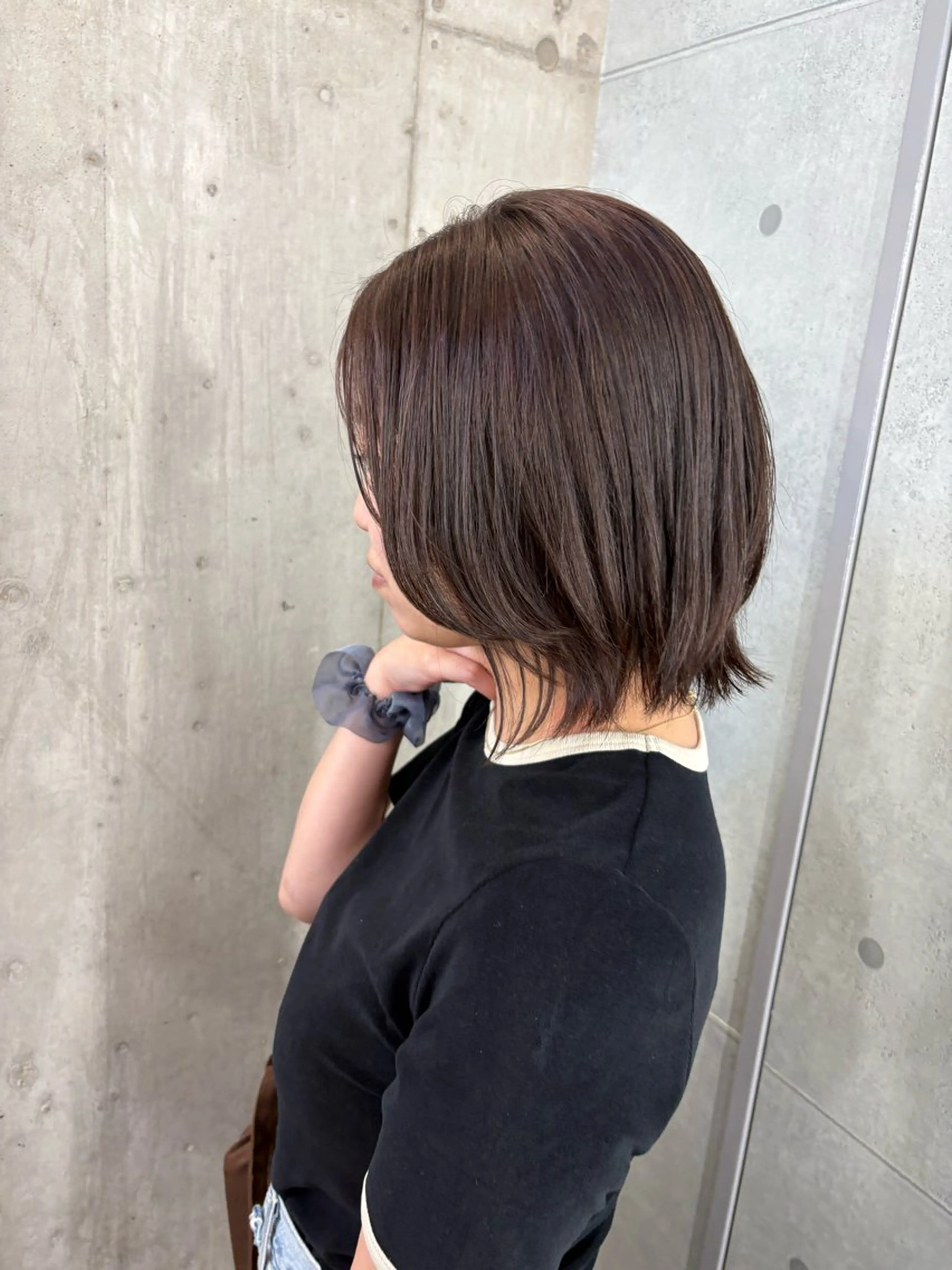 カラー 透明感カラー ドアベルヘアリビング所属・加藤志保 🎗️🫧モデル募集のヘアスタイル