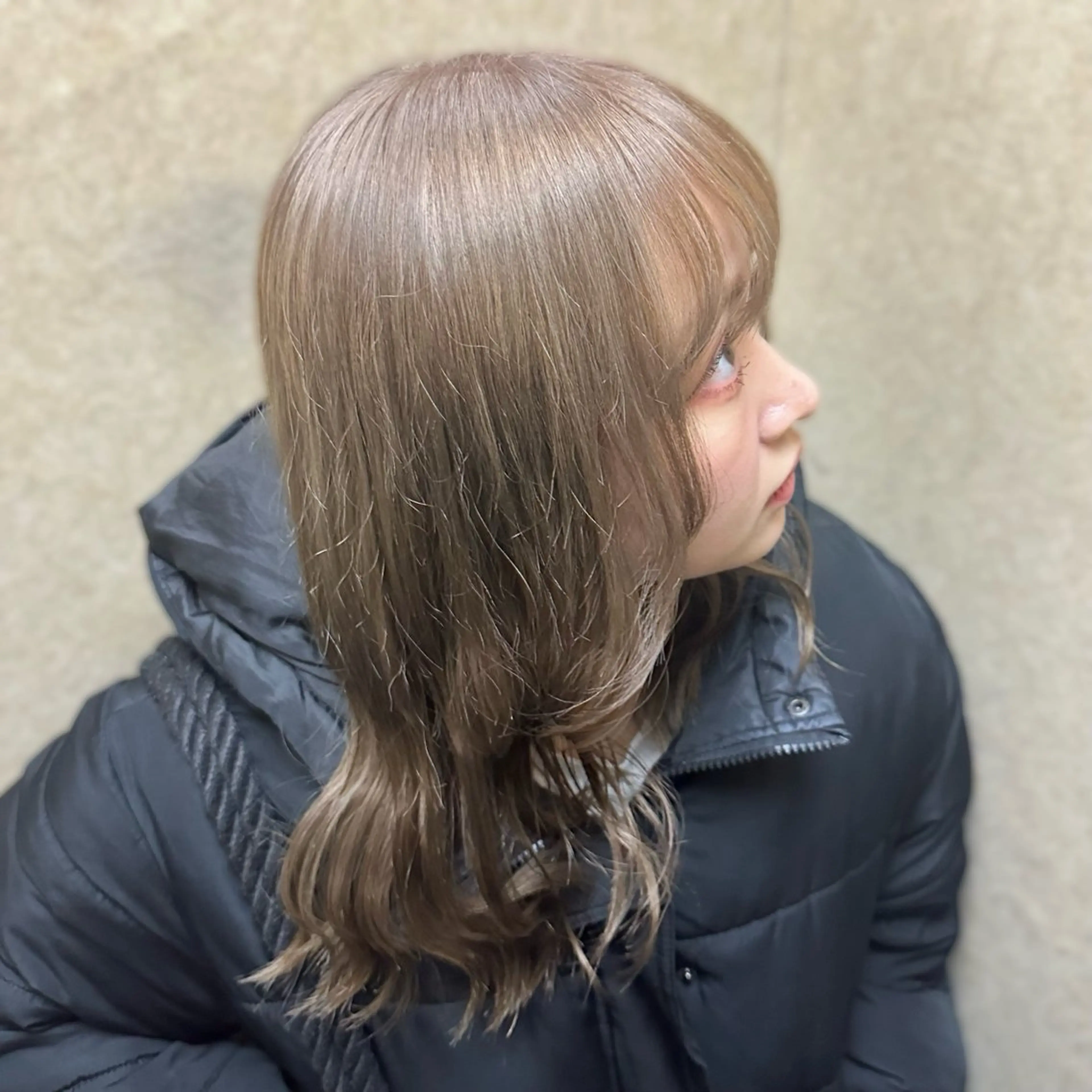 ロング カラー ヘアアレンジ ベージュカラー ヘアカラー make'sharajukum'clan所属・艶髪/ショートボブ /KYOYAのヘアスタイル