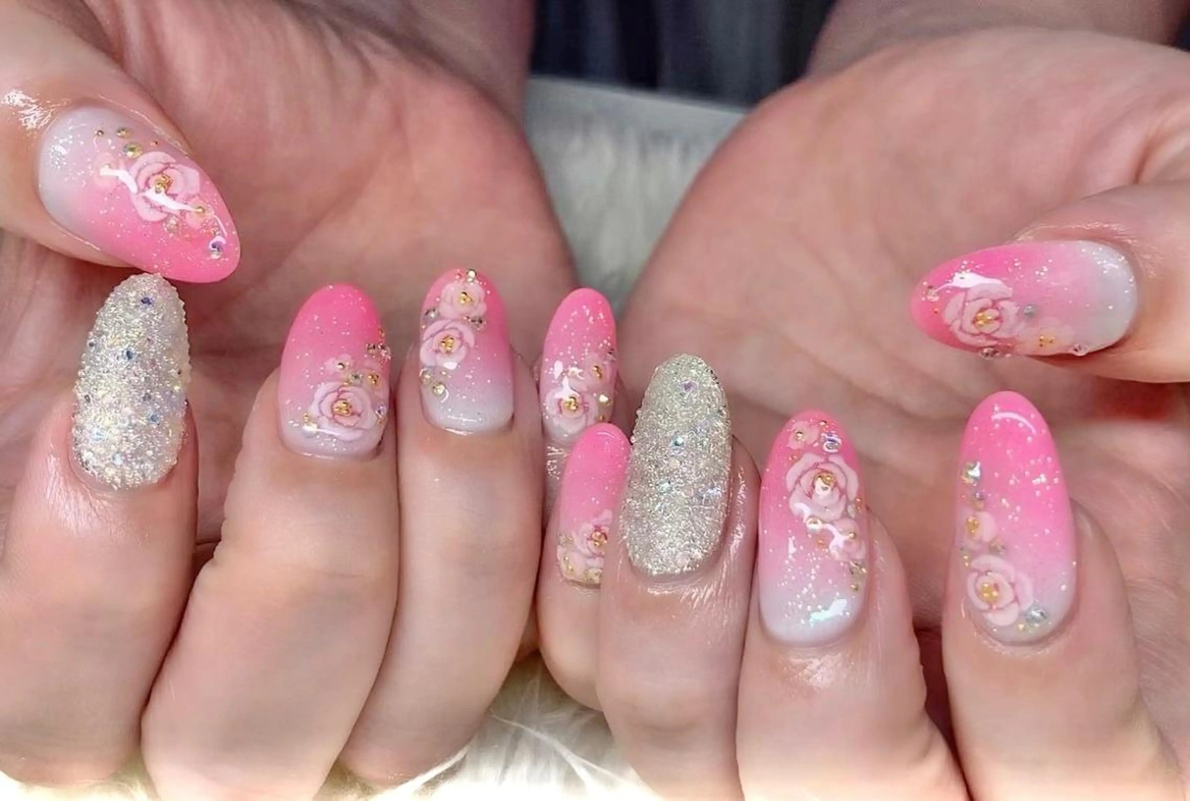 ネイル 長さ出し ジェルネイル 韓国ネイル 持ち込み ニュアンスネイル ハンドネイル Nail&eye Belire 新宿のネイルデザイン