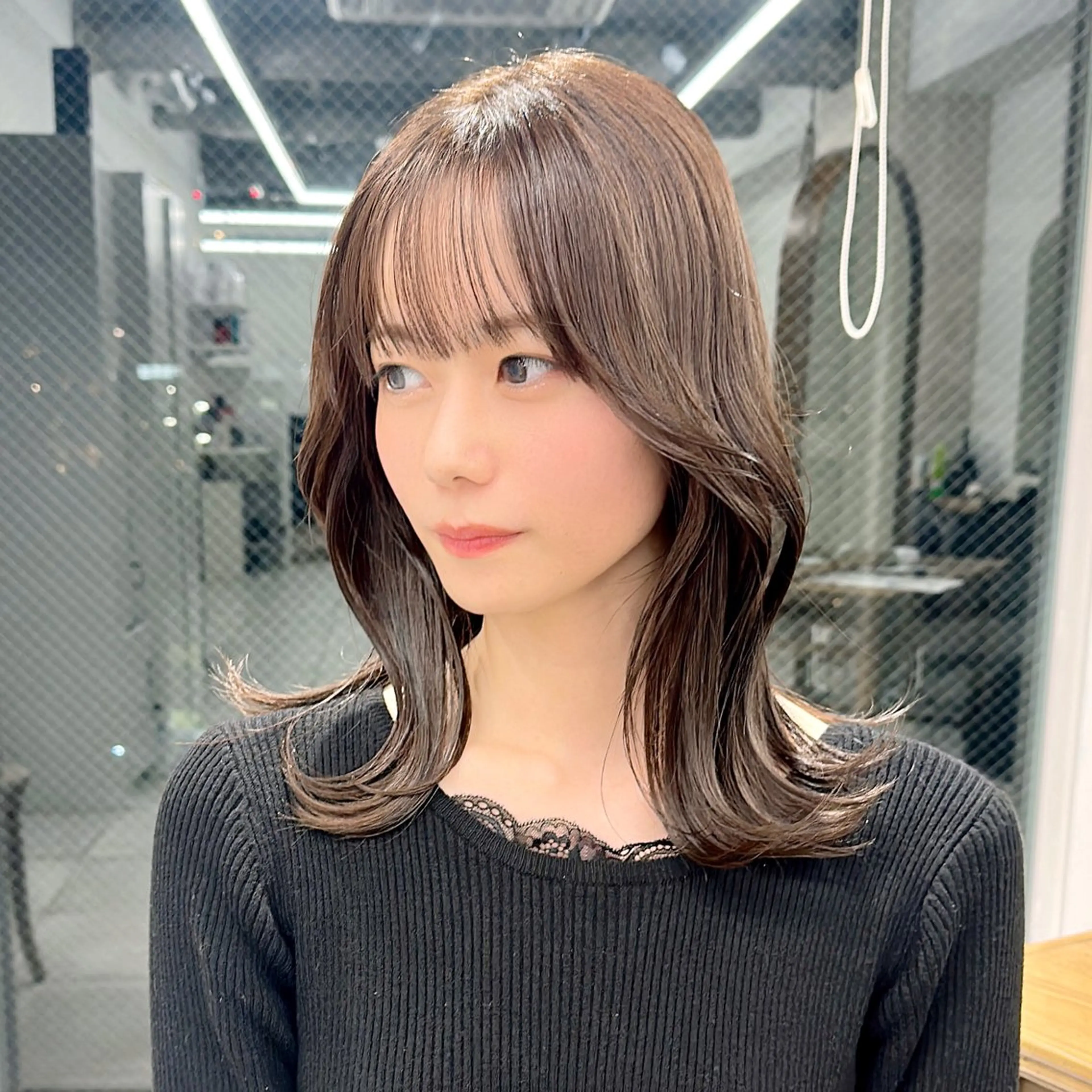 ミディアム カラー カット ヘアカラー トリートメント ブリーチなし/レイヤ ー特化🌈Tommyのヘアスタイル