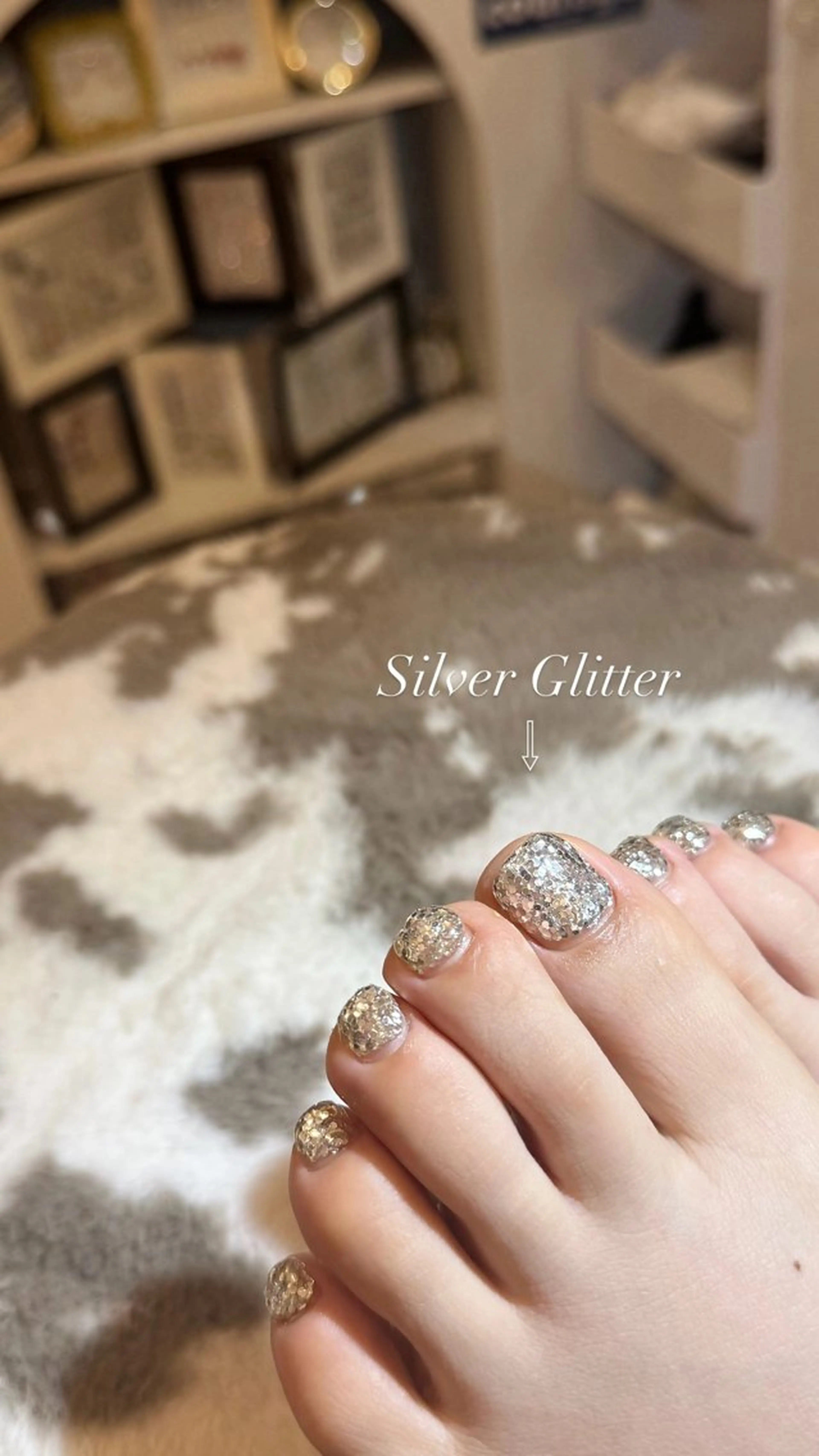 ネイル フットネイル ジェルネイル ラメ(グリッター) メンズネイル フットネイル マイムネイル所属・MIMnail メンズネイリストのネイルデザイン