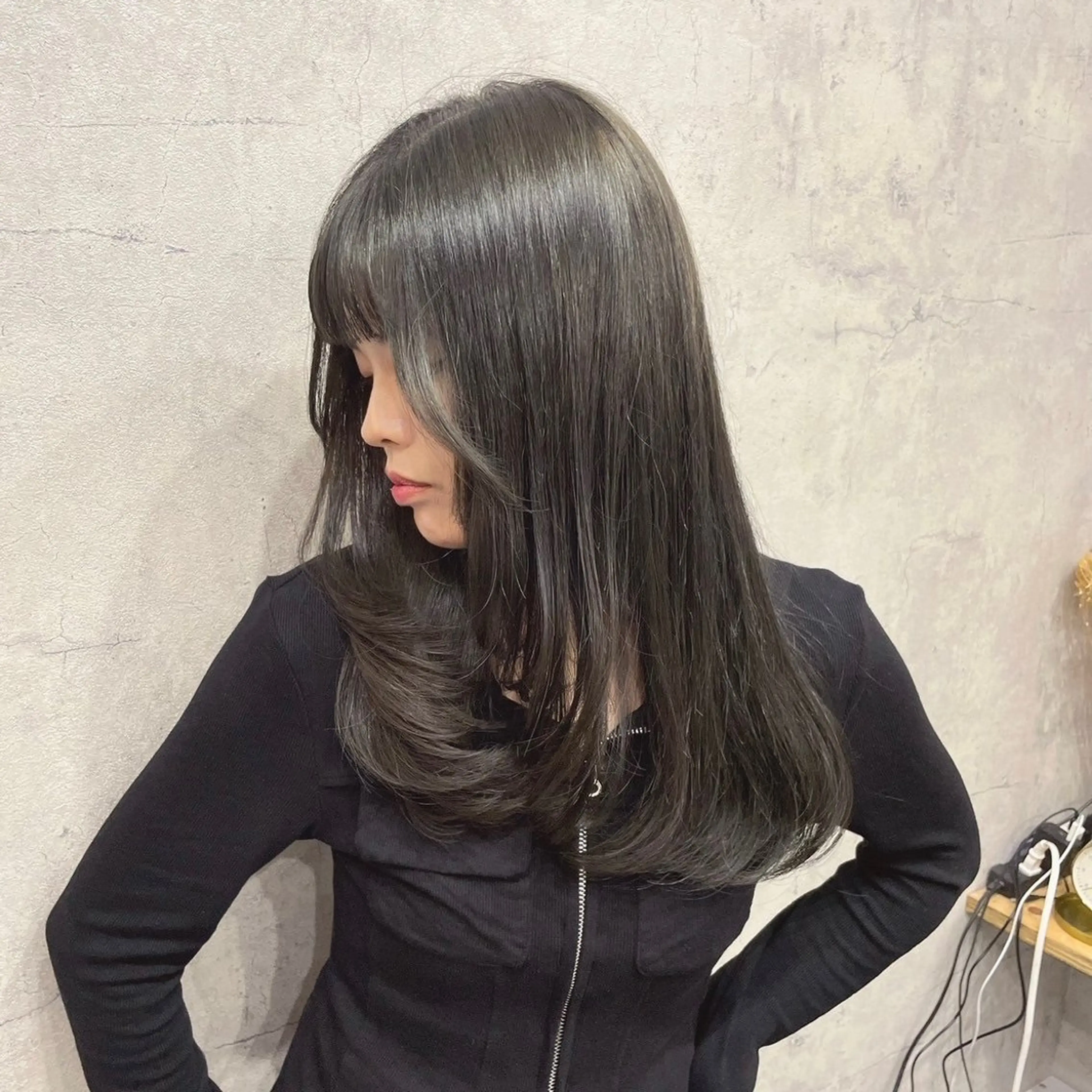 ロング カラー 松下宗翔｜カラー｜ 福岡レイヤーカットのヘアスタイル