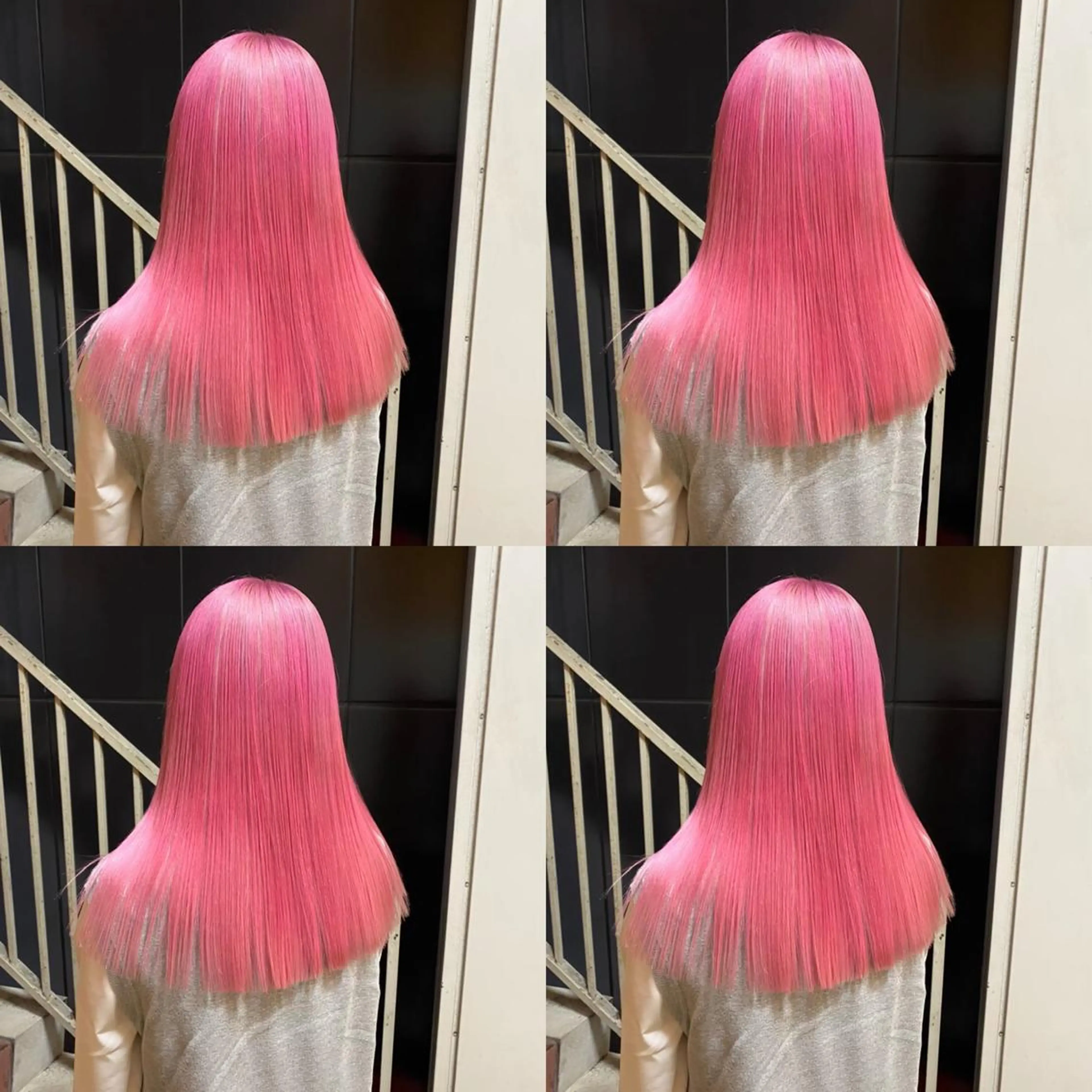 セミロング カラー ヘアアレンジ 💎韓国レイヤー ×エクステゆうま💎のヘアスタイル