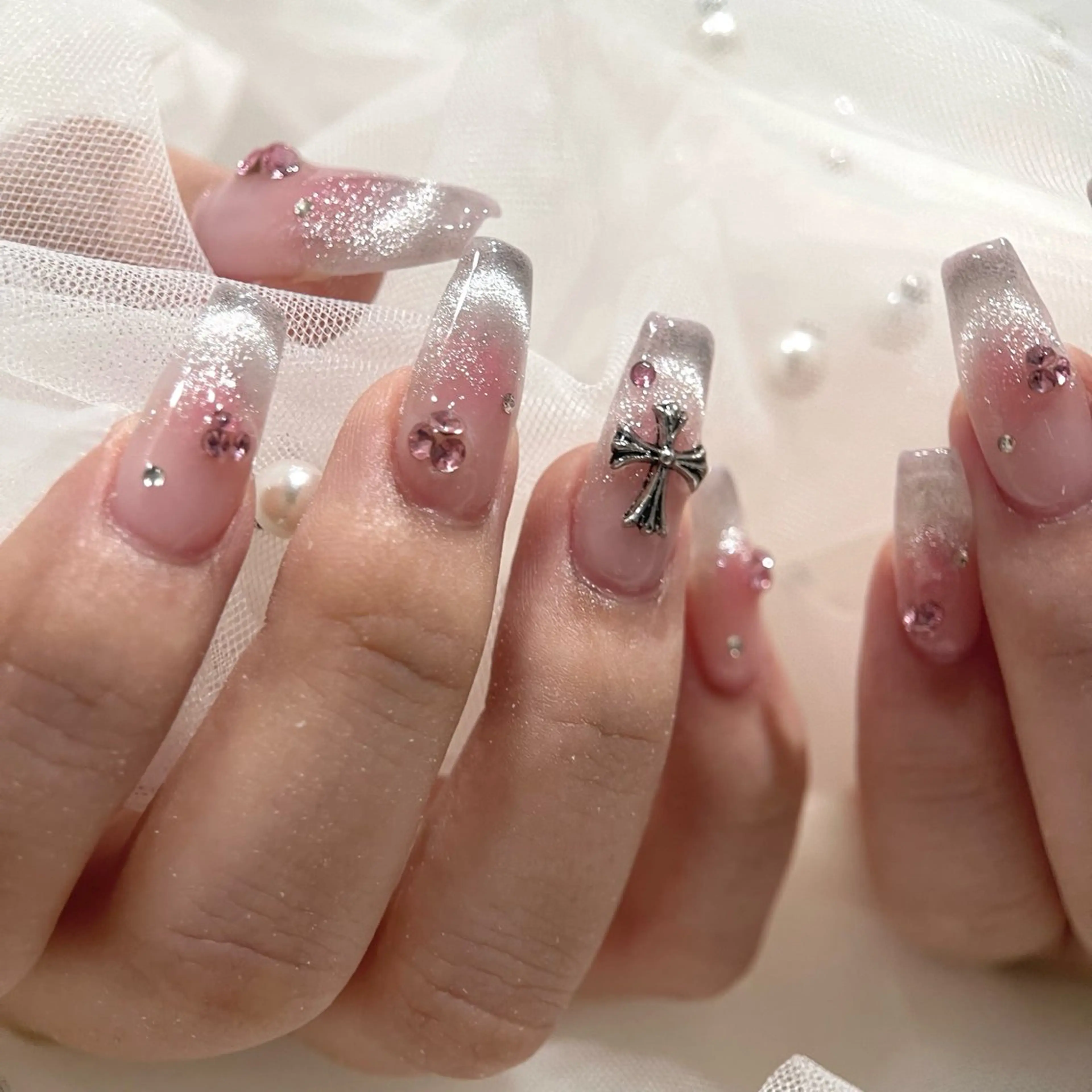 ネイル ハンドネイル 🧁fein. nana🩵のネイルデザイン