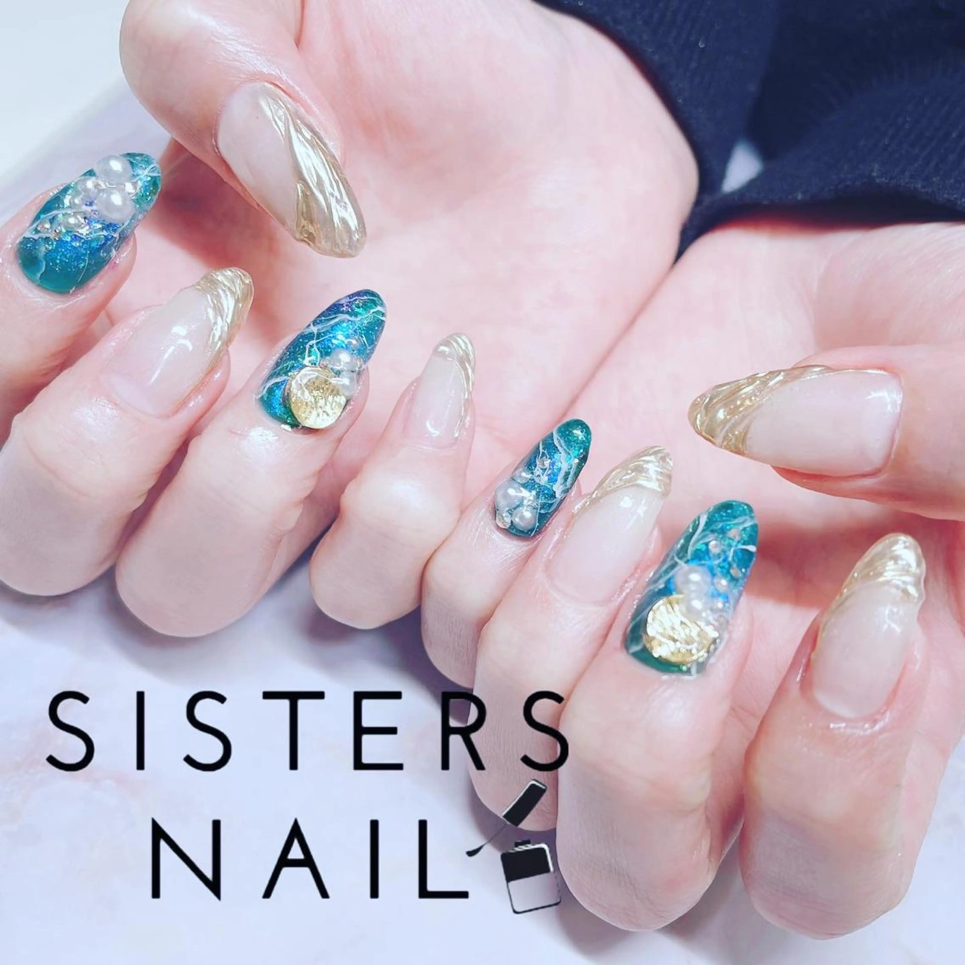 ネイル アートネイル フレンチネイル ニュアンスネイル ハンドネイル ハンドケア sisters nail.fのネイルデザイン